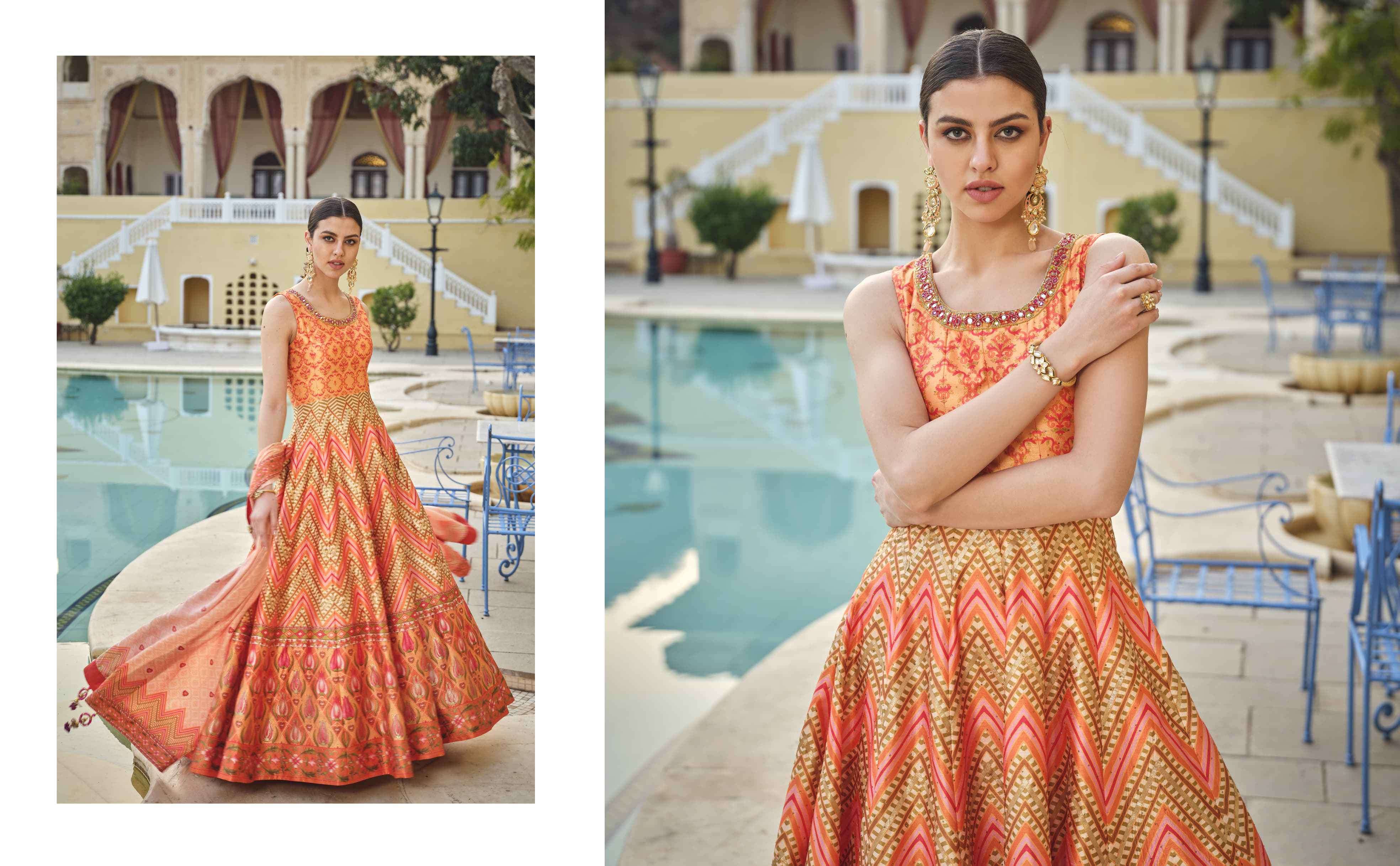 Virasat Peshwai 4001 To 4006 Exclusive Designer Gown view 15