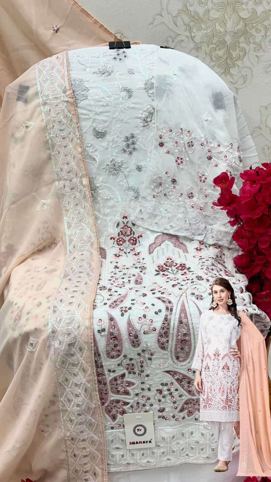 Shanaya S 169 Embroidered Georgette Suit view 4