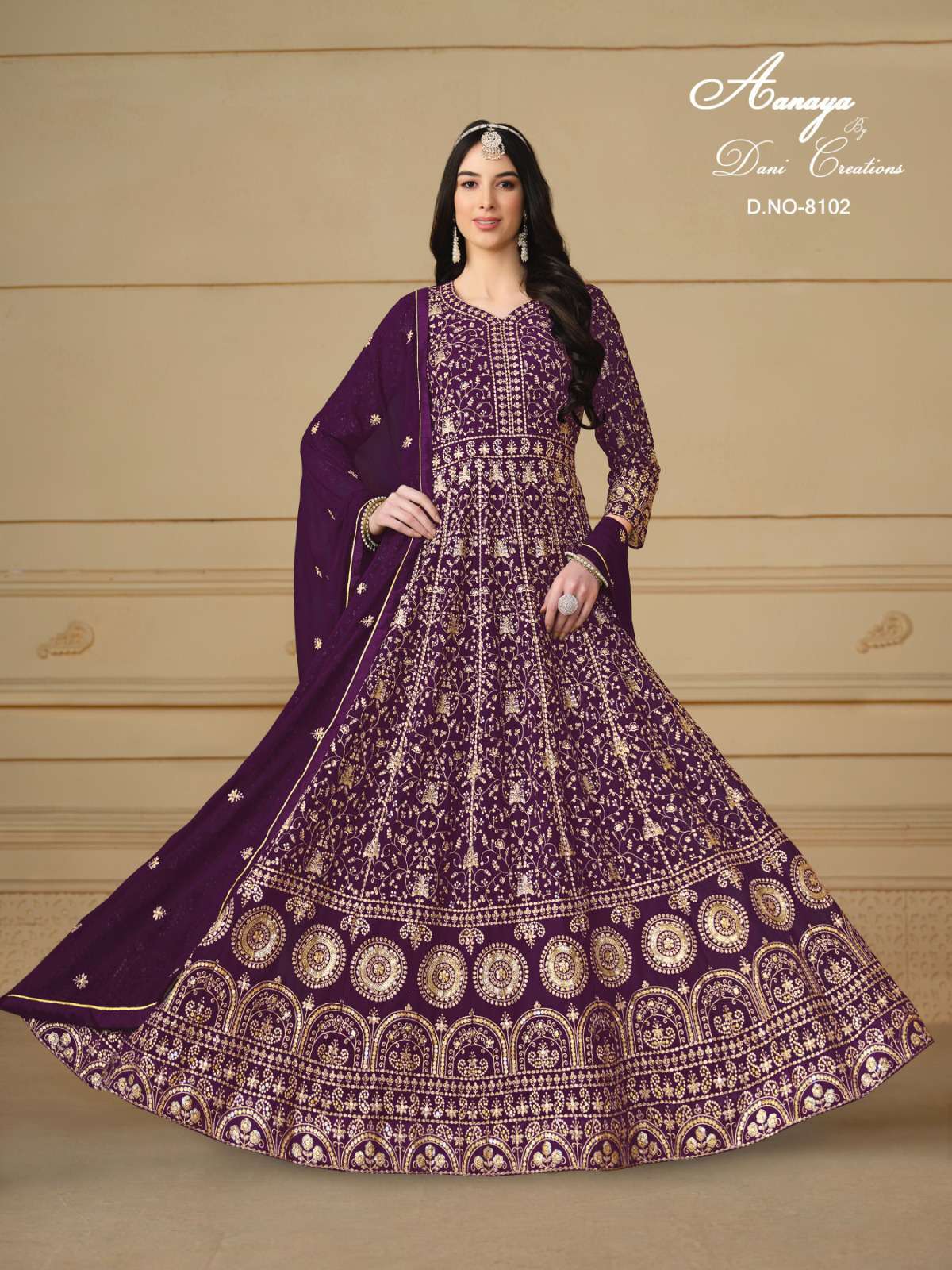 Aanaya Vol 181 8101 To 8104 Designer Anarkali Style Wedding Dress view 8