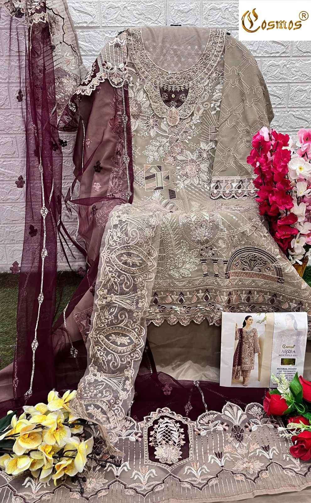 Cosmos Aayra Designer Pakistani Wedding Dress view 4