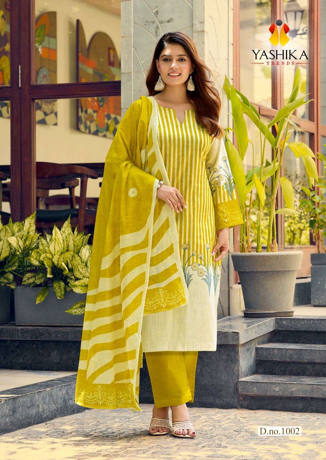 Yashika Ziana Premium Wear Cotton Dress Catalog view 10