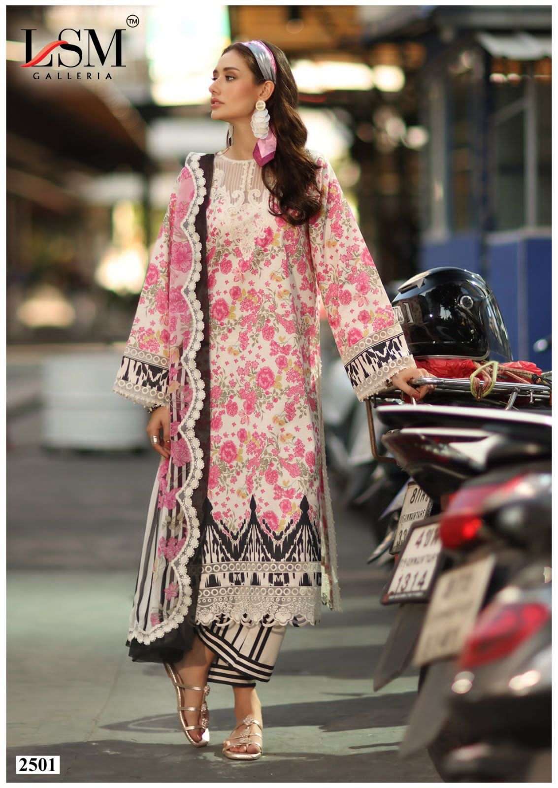 LSM Parian Dream Vol 25 Lawn Suit view 8
