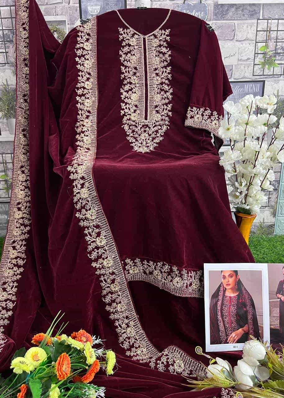 Deepsy 106 Colors Pakistani Festive Wear Style Velvet Salwar Suit Wholesalers view 7