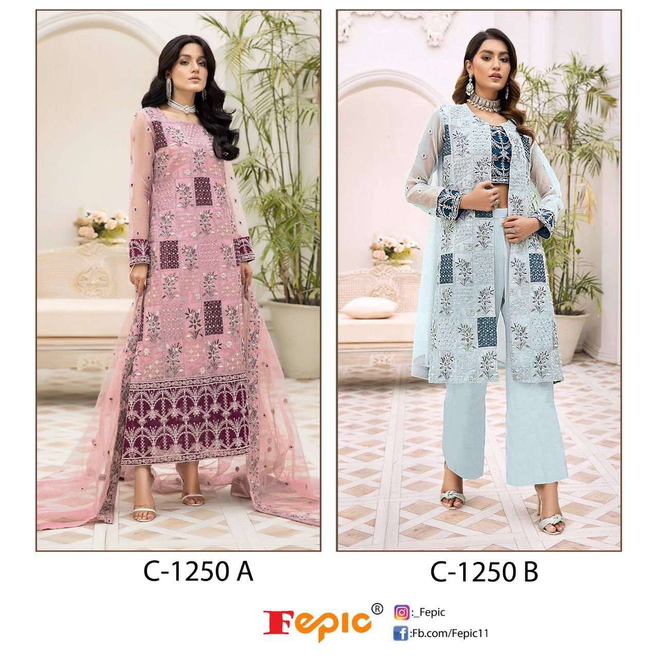 Fepic C 1250 Designer Pakistani Suit designs view 5