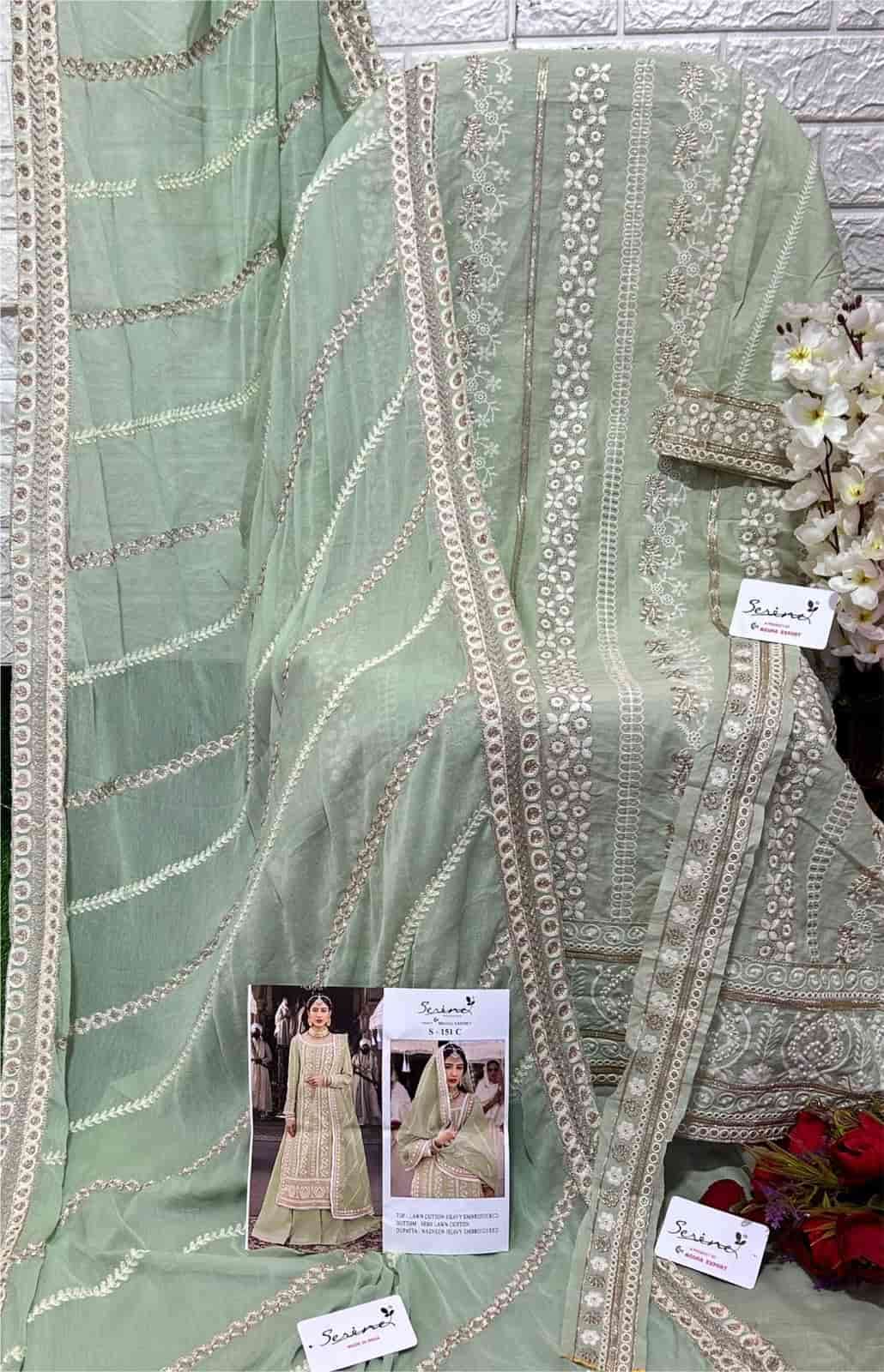 Serine S 151 Colors Pakistani Party Wear Style Designer Suit Wholasaler view 6
