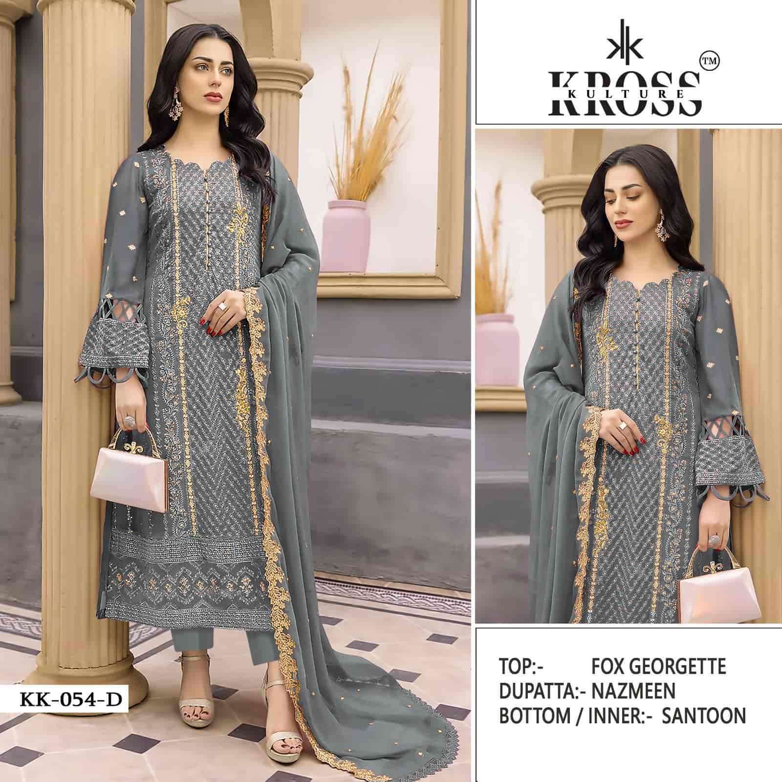 Kross Kulture KK 054 Colors Pakistani Festive Wear Style Designer Suit Exporters view 5