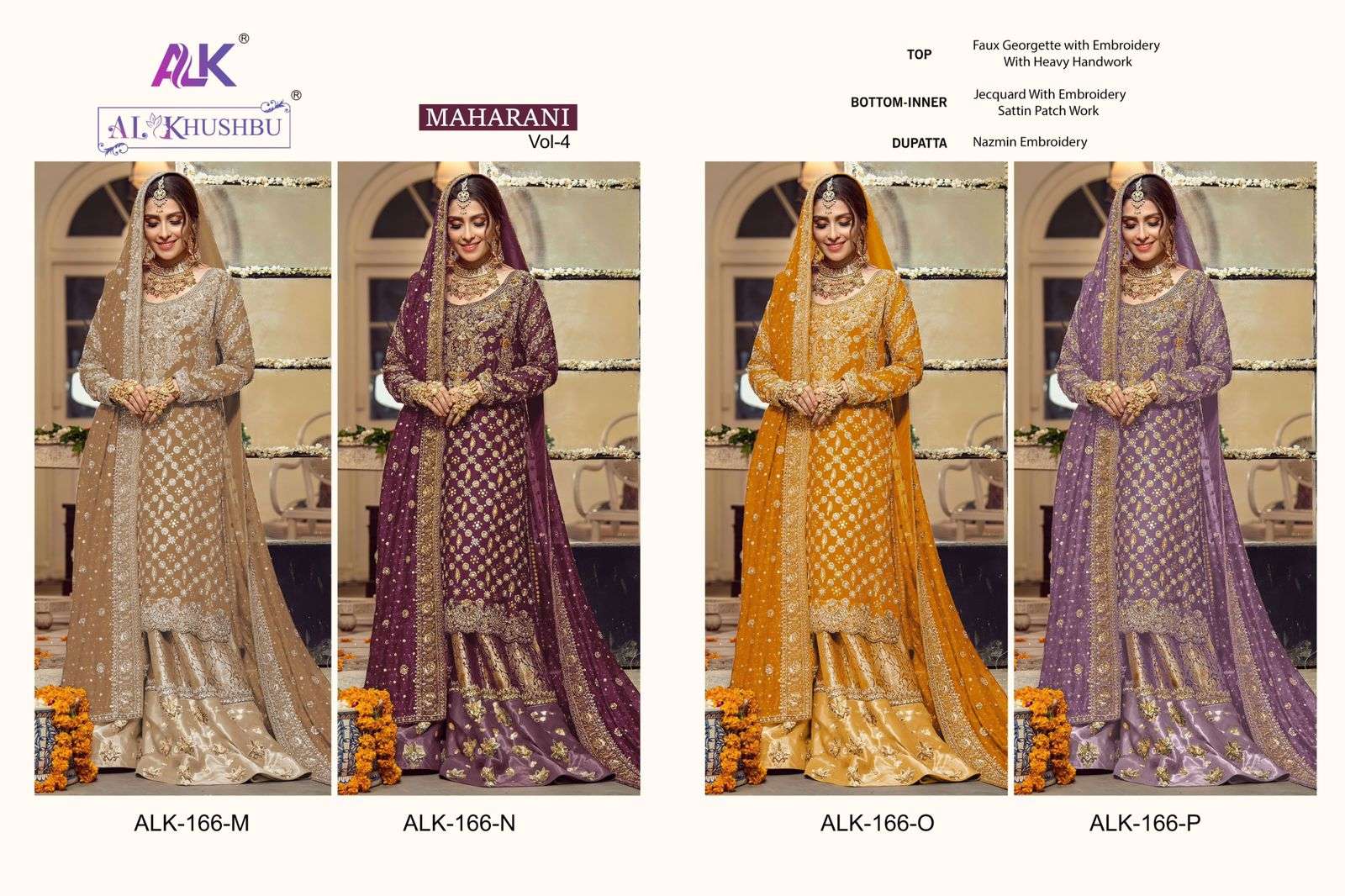 Al Khushbu Maharani Vol 4 Colours 4 Pakistani Suit Designs view 14