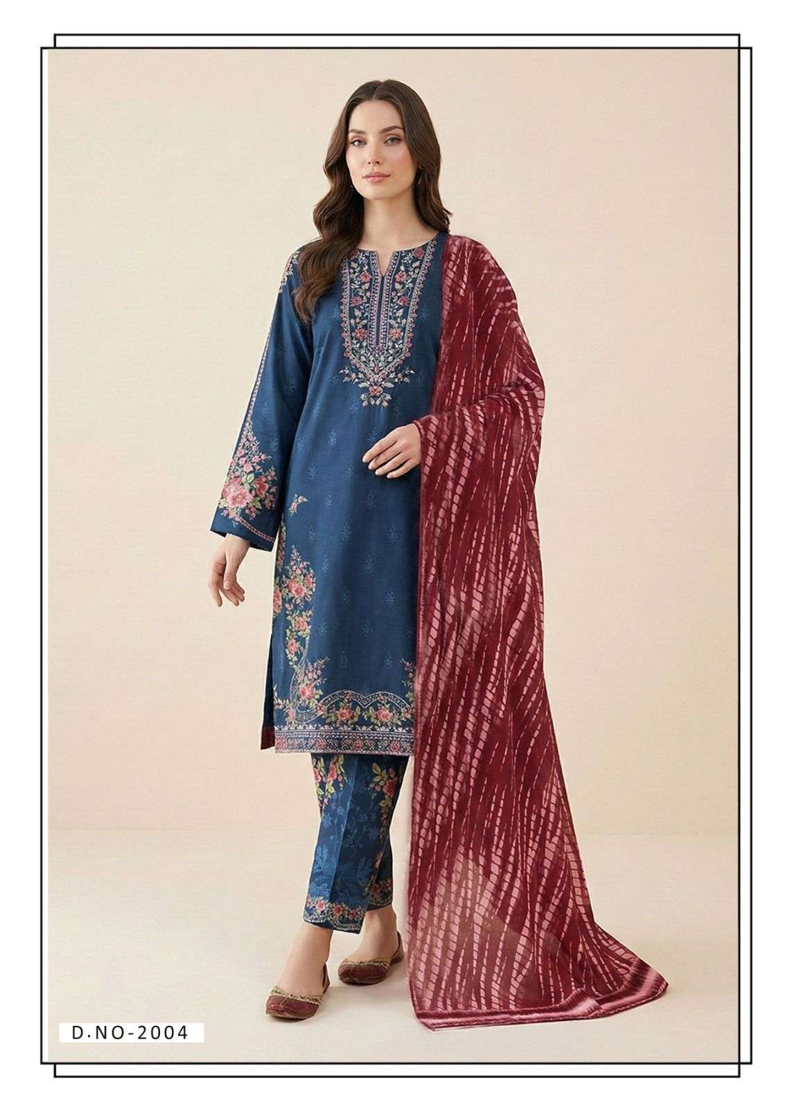 Hala Rang E Bahar Vol 2 Pakistani Print Cotton Suit view 3