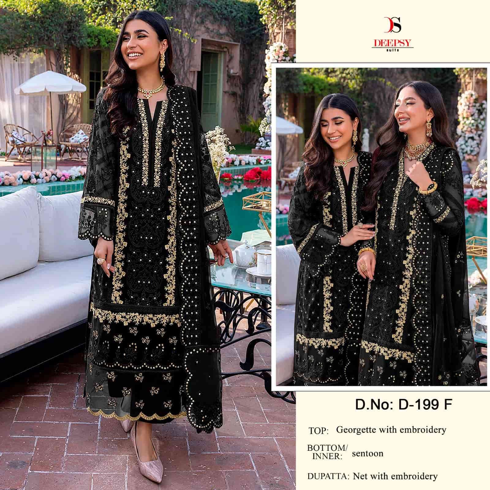 Deepsy D-199 Embroidered Pakistani Salwar Suit view 2