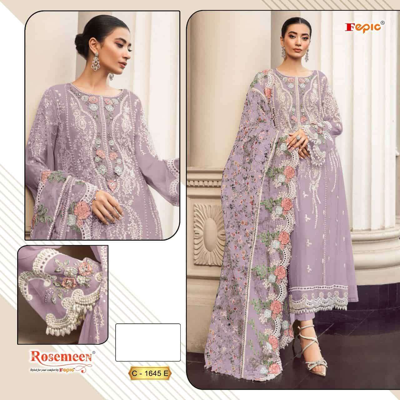Fepic C 1645 Colors Festive Wear style Designer Pakistani Salwar Suit Wholesalers