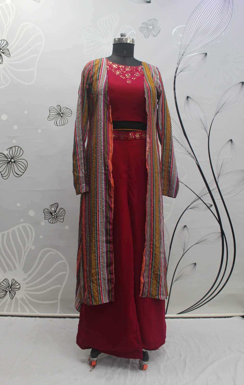 Shubhkala Flory Vol 34 Exclusive Shrug Style 3 Piece Stylish Western Outfit view 15
