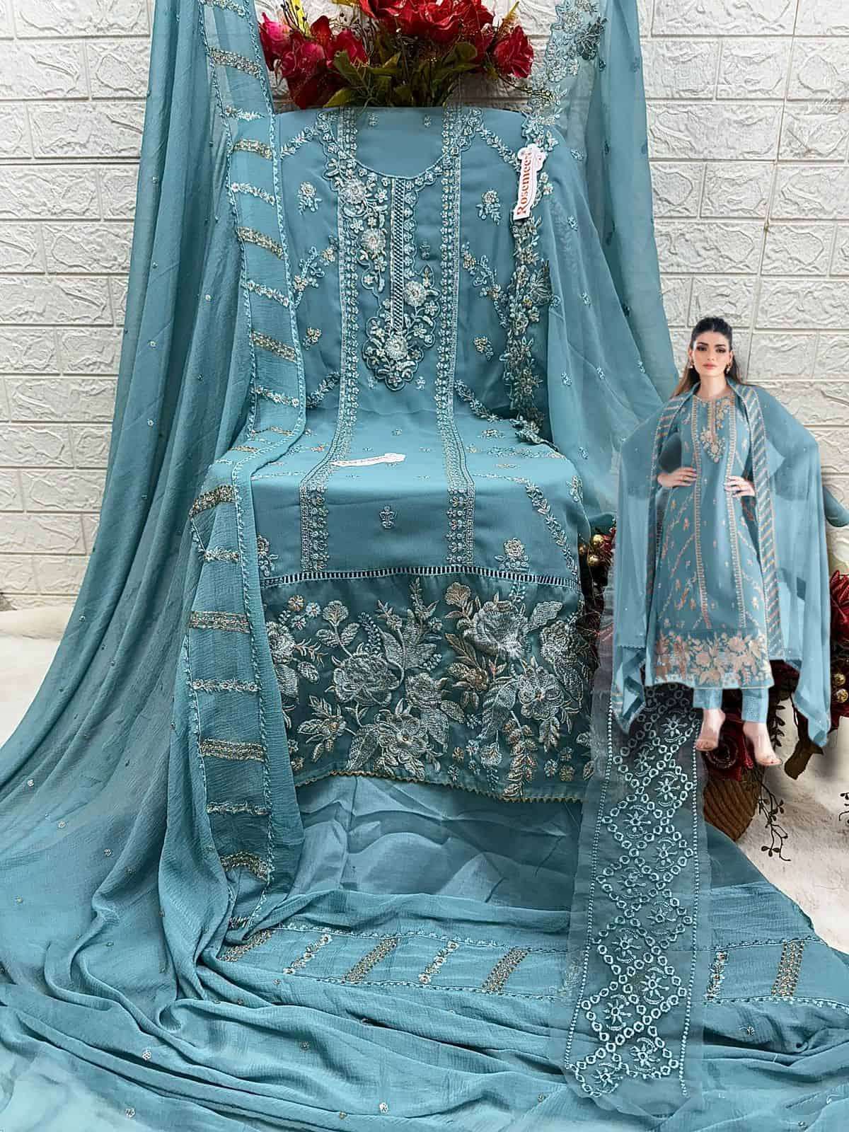 Fepic Rosemeen Heavy Embroidered Pakistani Suit view 2