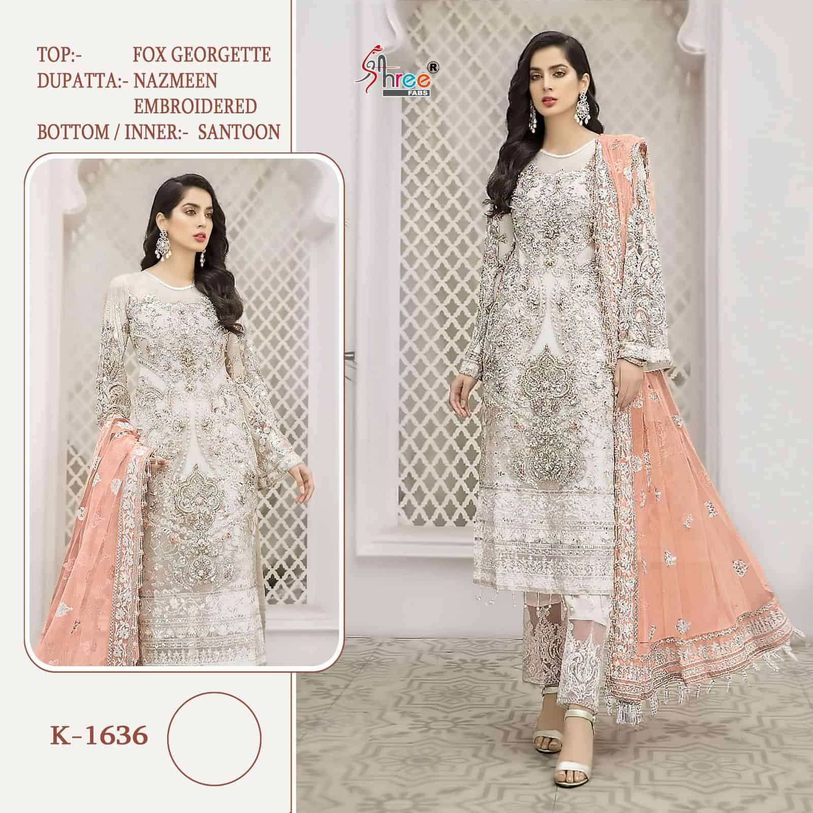 Shree Fabs K 1636 Colors Festive Wear Style Designer Pakistani Salwar Suit Wholesalers view 7