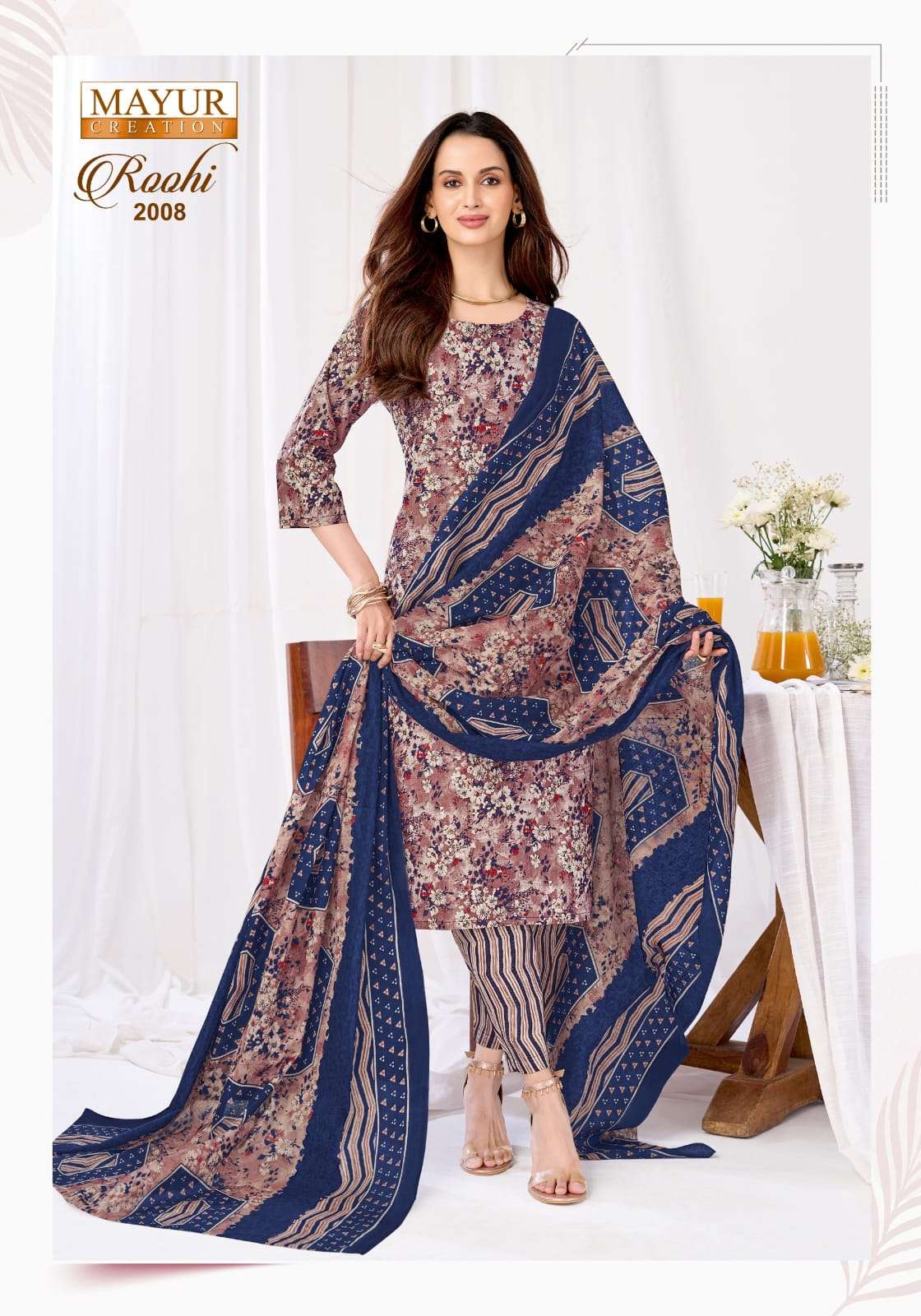 Mayur Roohi Vol 2 Pure Cotton Dress Material view 7