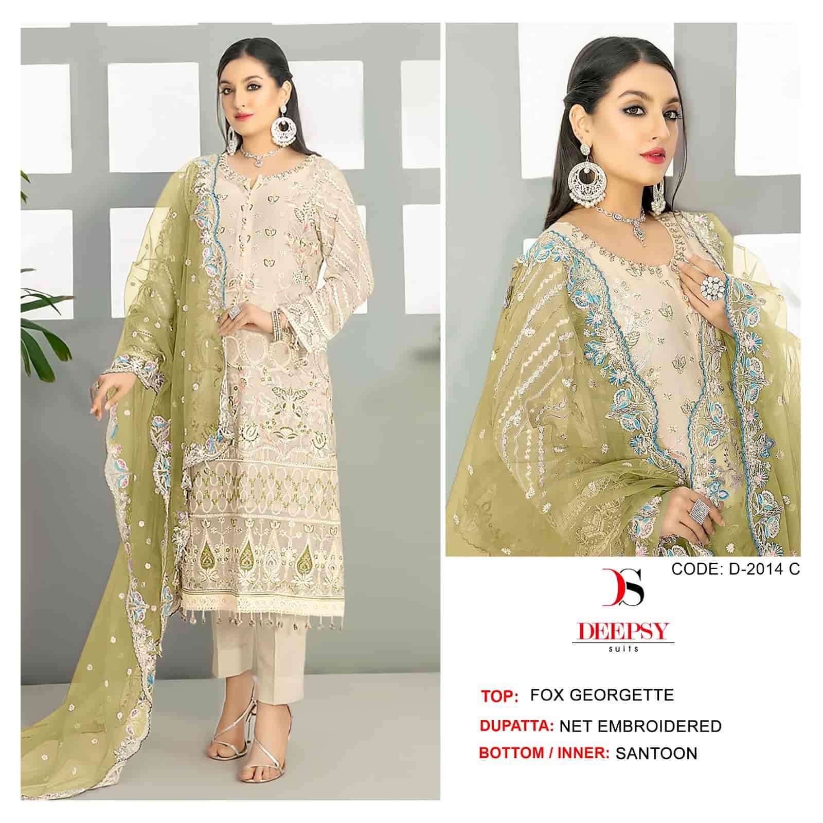 Deepsy D 2014 Colors Pakistani Festive Wear Style Designer Salwar Suit Exporters view 3