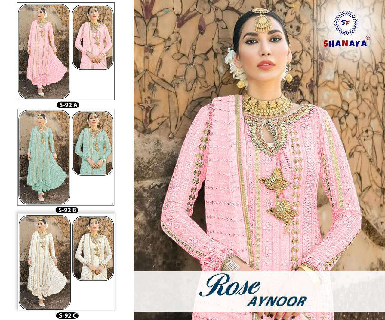Shanaya Rose Aynooe S 92 Colors Fancy Pakistani Suit New Designs view 7