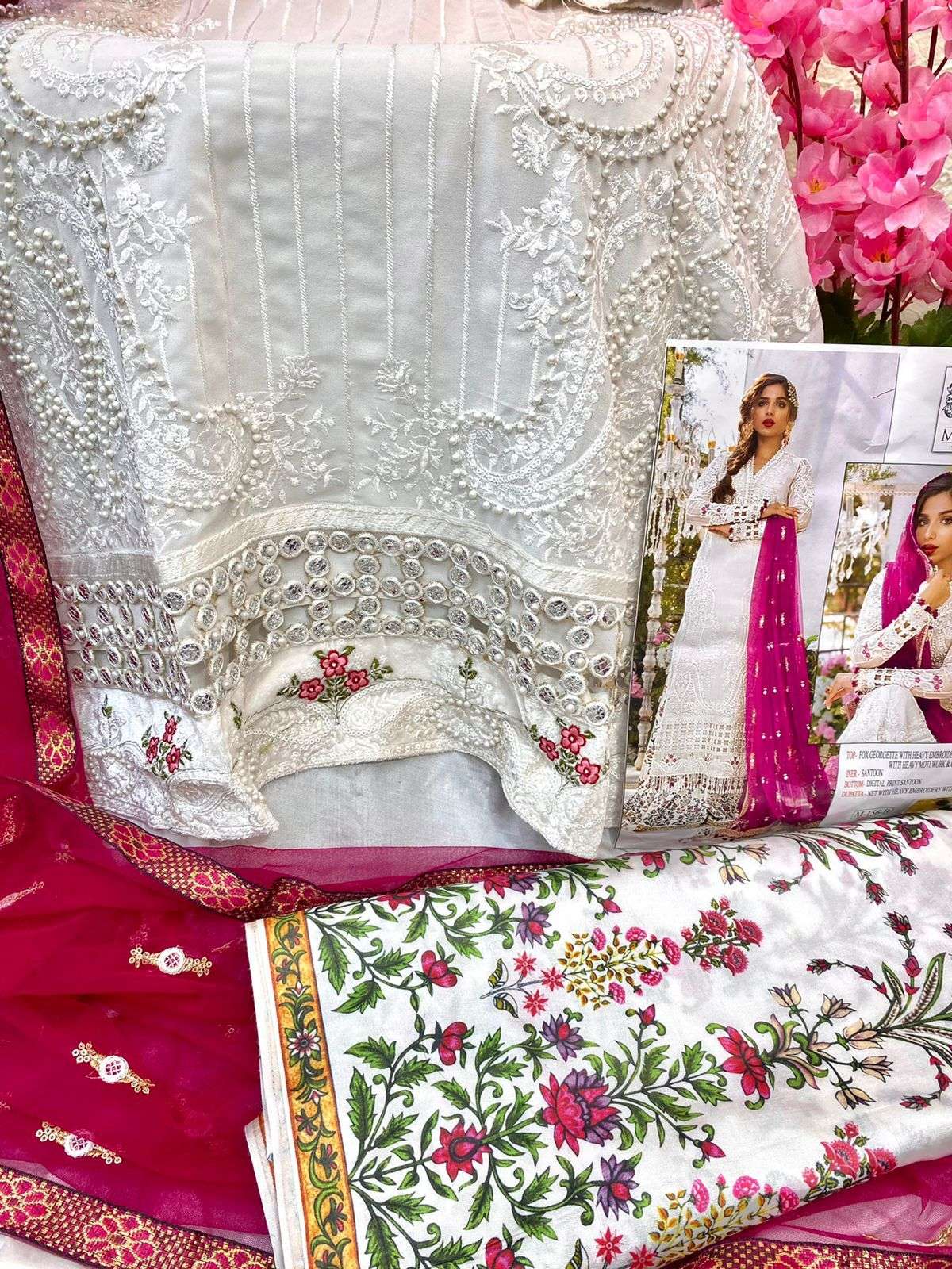Mushq Shraddha M 156 Colors Party Wear Gharara Style Pakistani Suit view 8