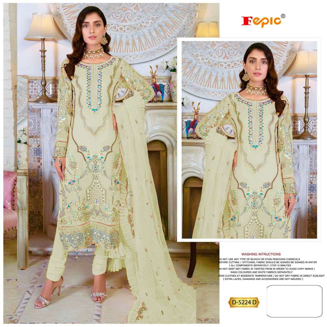 Fepic D 5224 Colors Pakistani Suit Price view 7