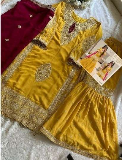 Shree Fabs Designer Georgette Sharara Suit
