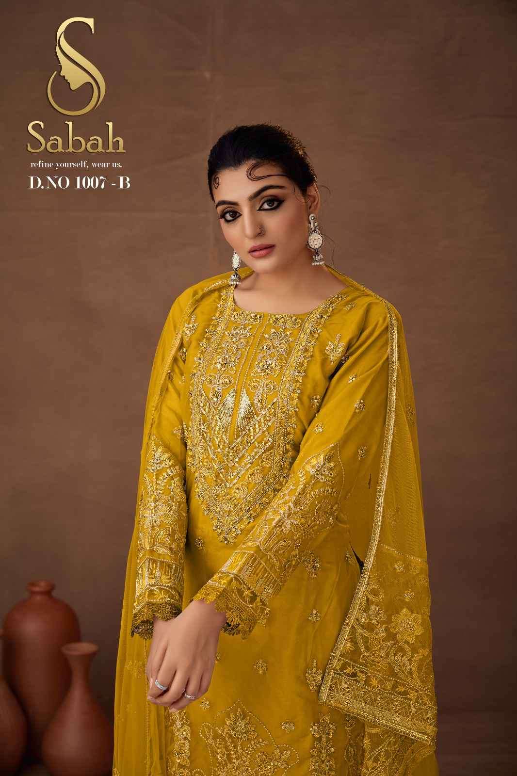 Fk Fashion Sabah Siya Fancy Organza Designer Ladies Suit Partywear Collection view 16