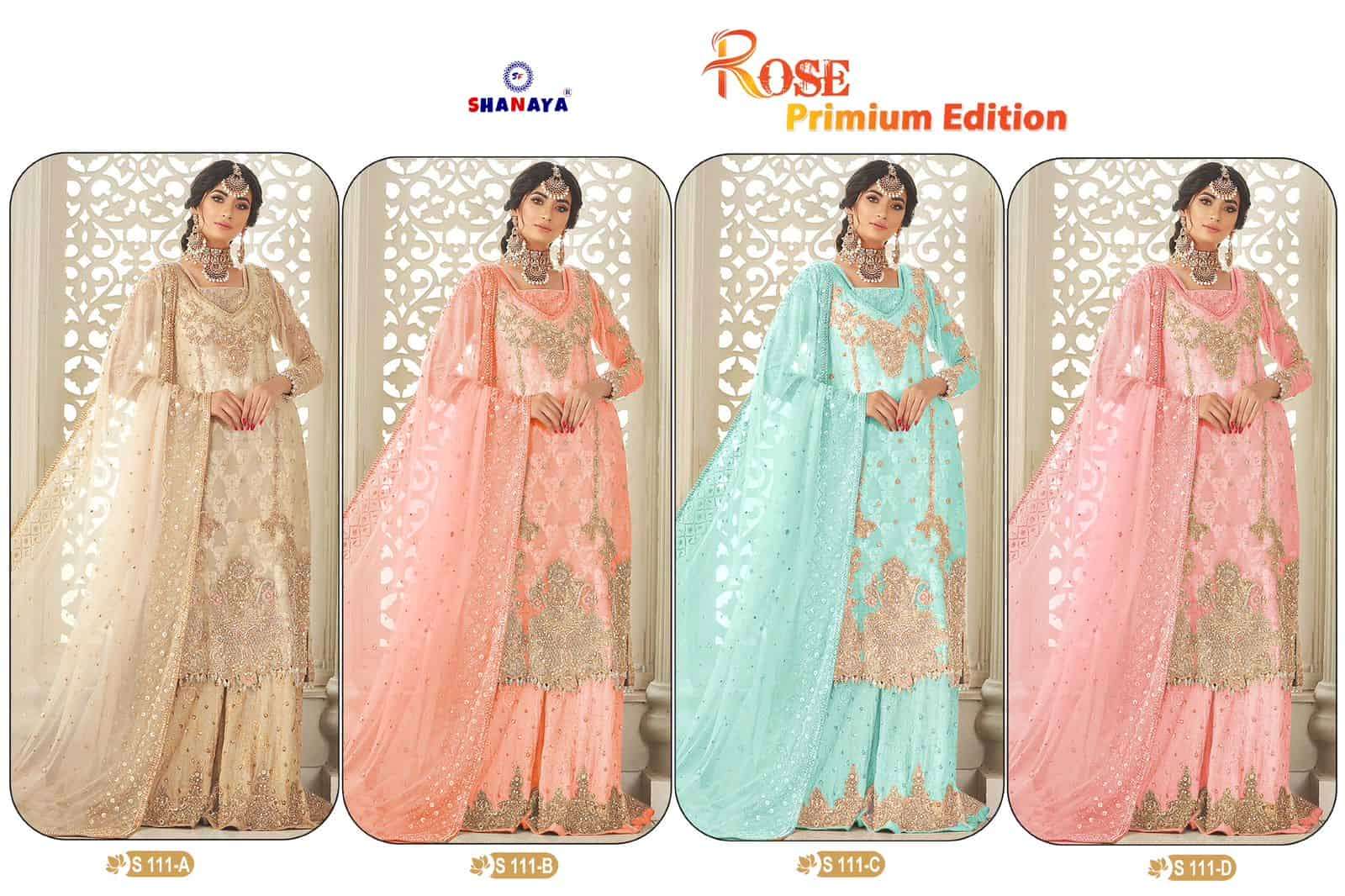 Shanaya S 111 Colors Designer Partywear Pakistani Suit view 5