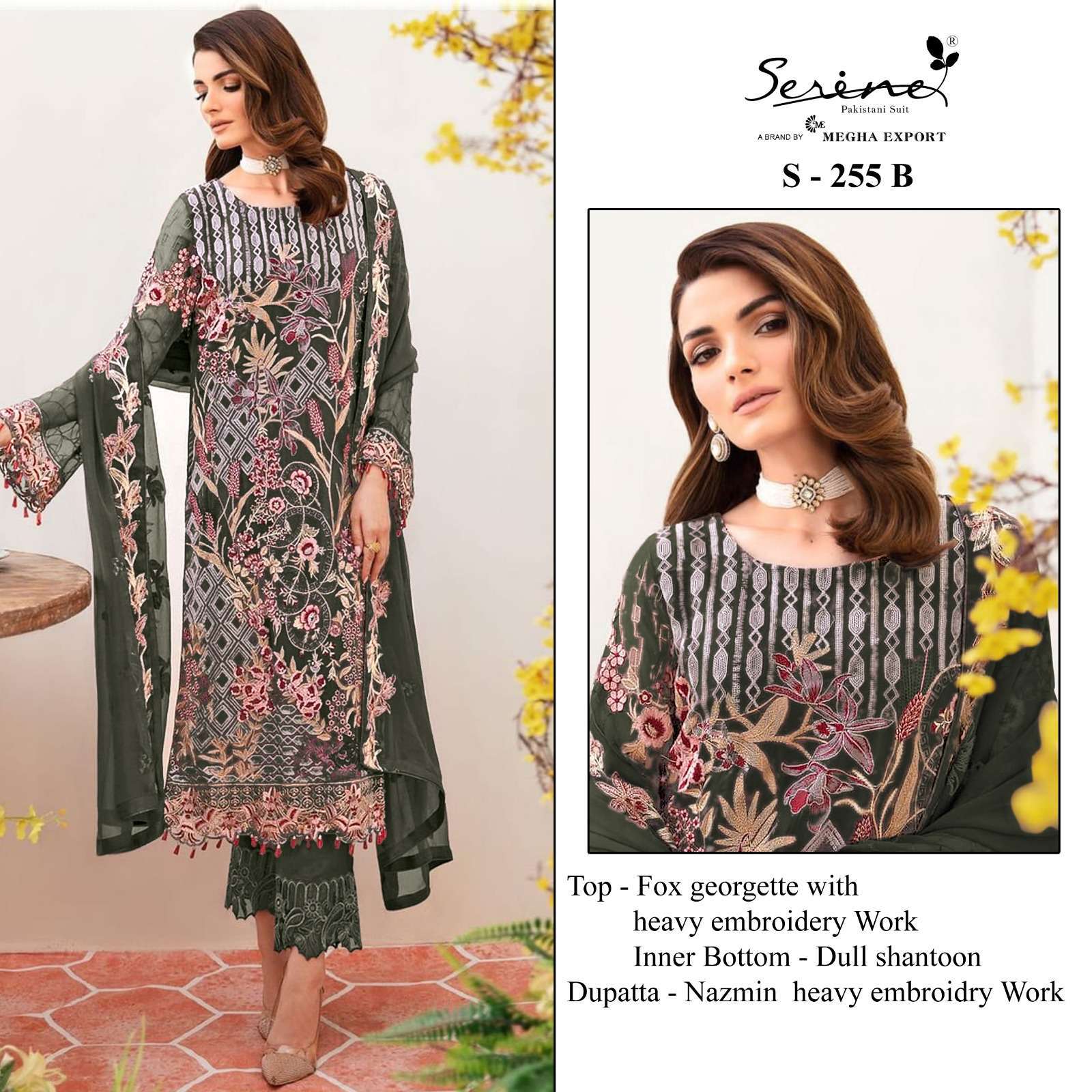 Serine S 255 Colors New Designs Pakistani Dress Festive Collection view 4