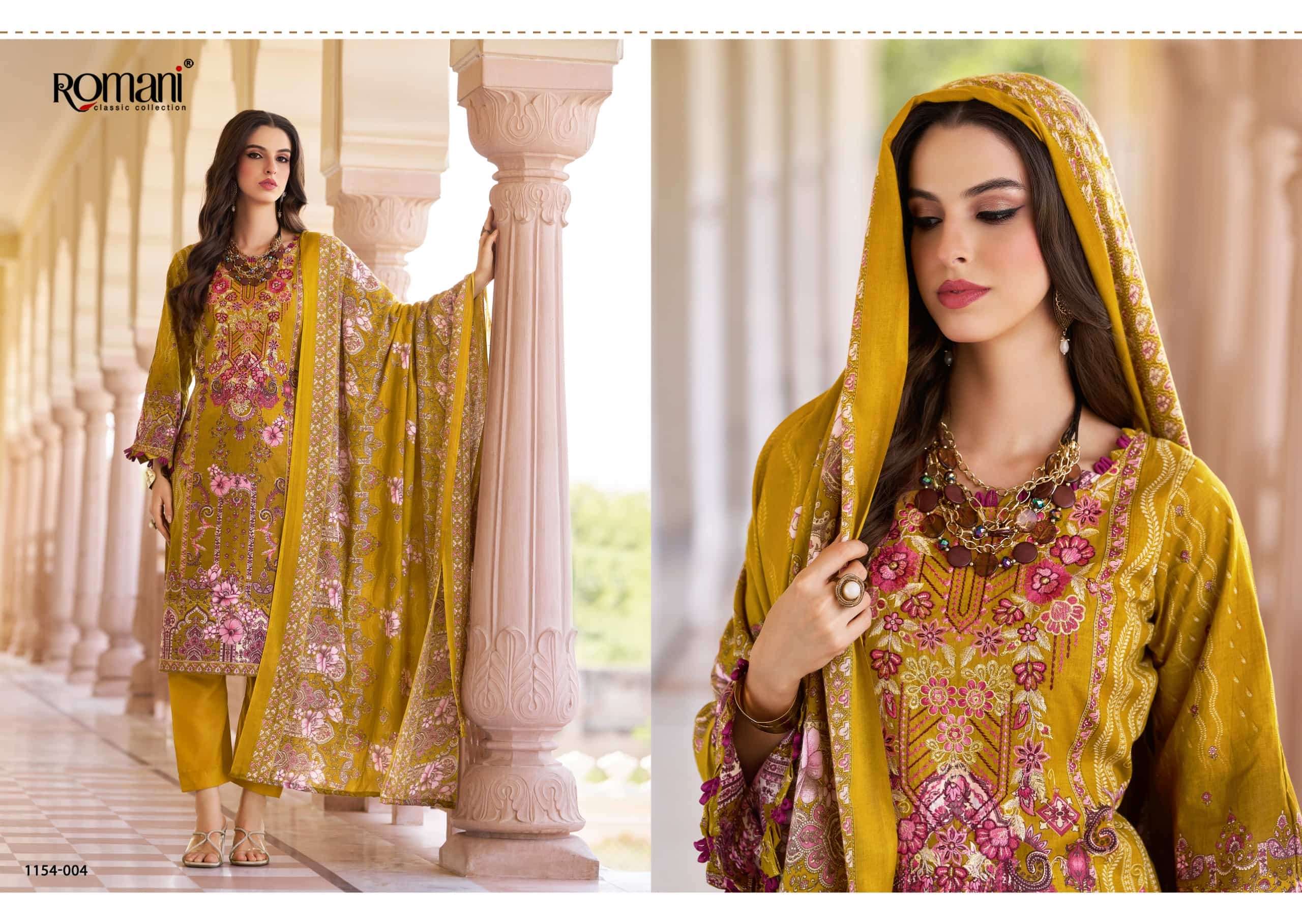 Romani Aarzu Vol 34 Unstitch Cotton Ladies Suit view 7