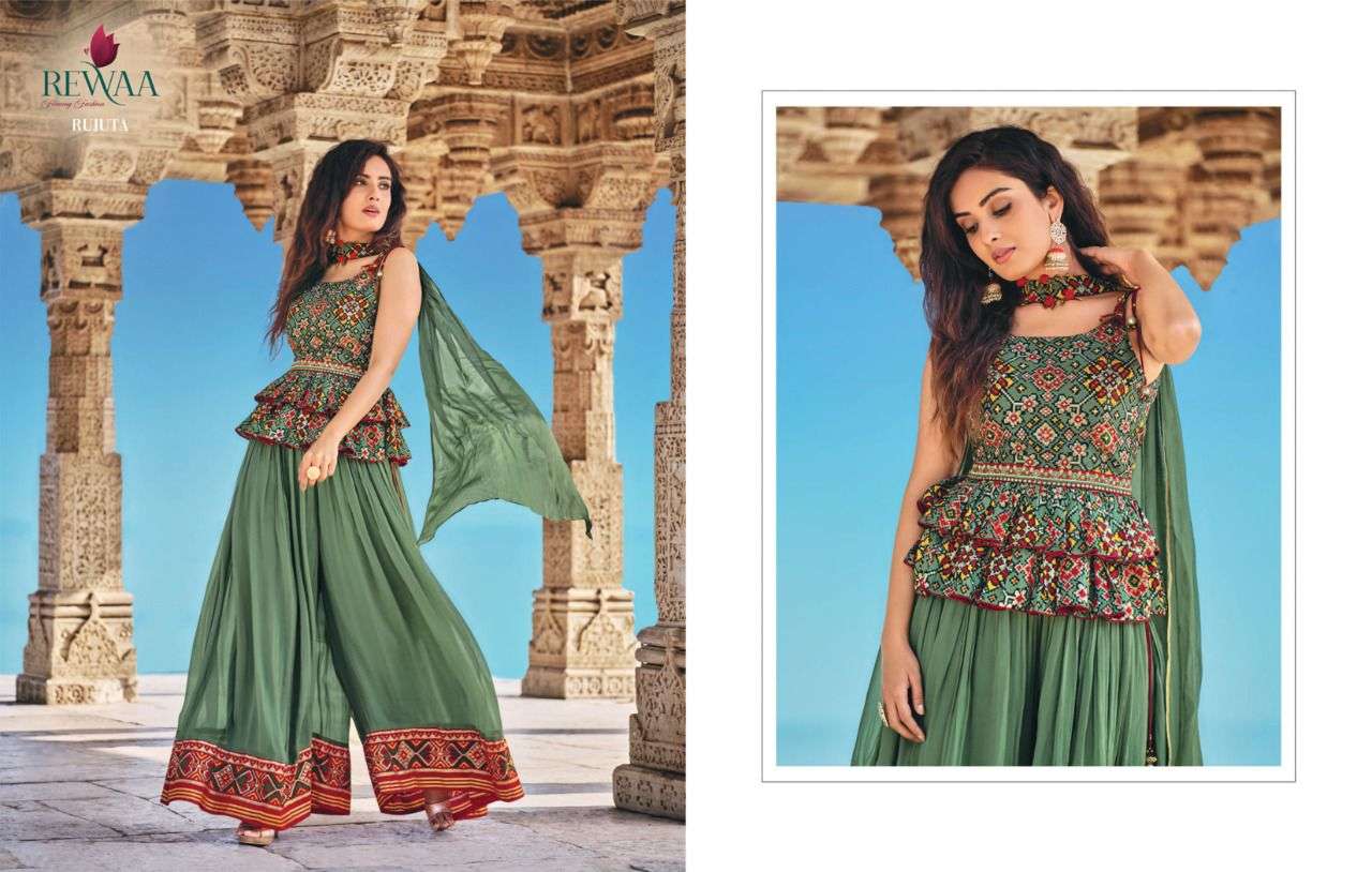 Rewaa Parampara Vol 1 Designer Exclusive party Wear Readymade Collection view 12