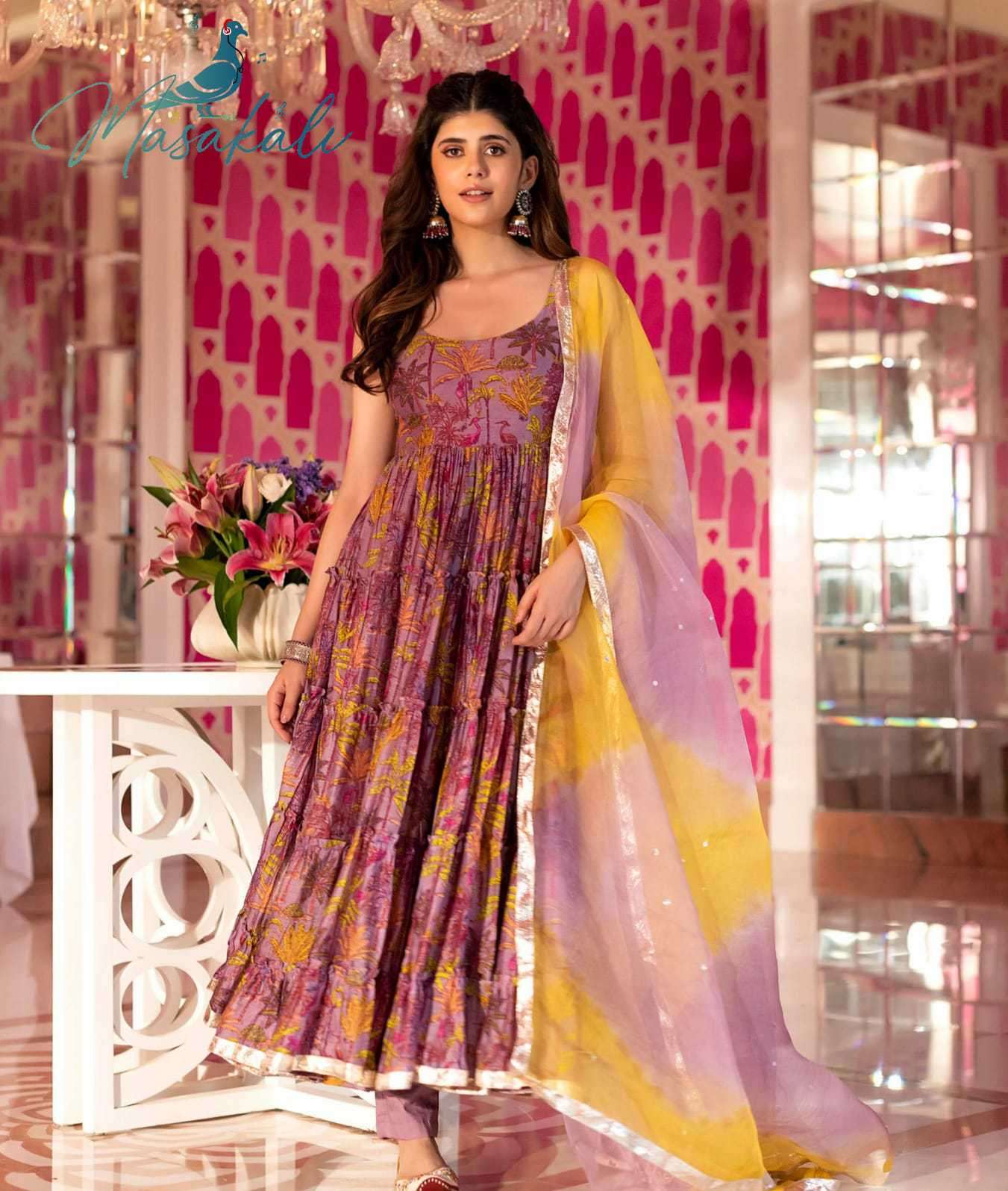 Masakali Vol 1 Latest Style Frill Designs 3 Piece Suit New Arrivals view 6