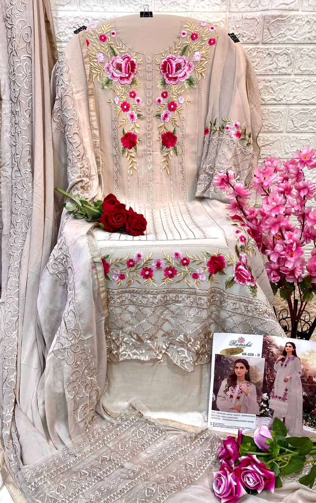 Ramsha R 528 Nx Vol 3 Pakistani Fancy Designer Salwar Suit Wholasaler view 6