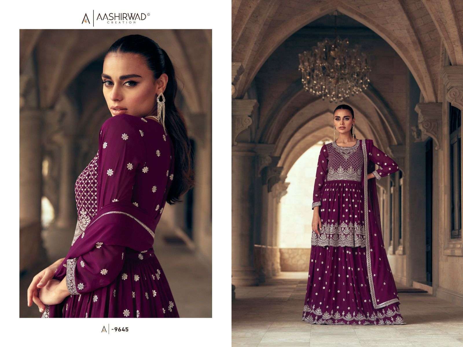 Aashirwad Gulkand Sadaf Wedding Wear Lehenga Style Designer Dress view 2