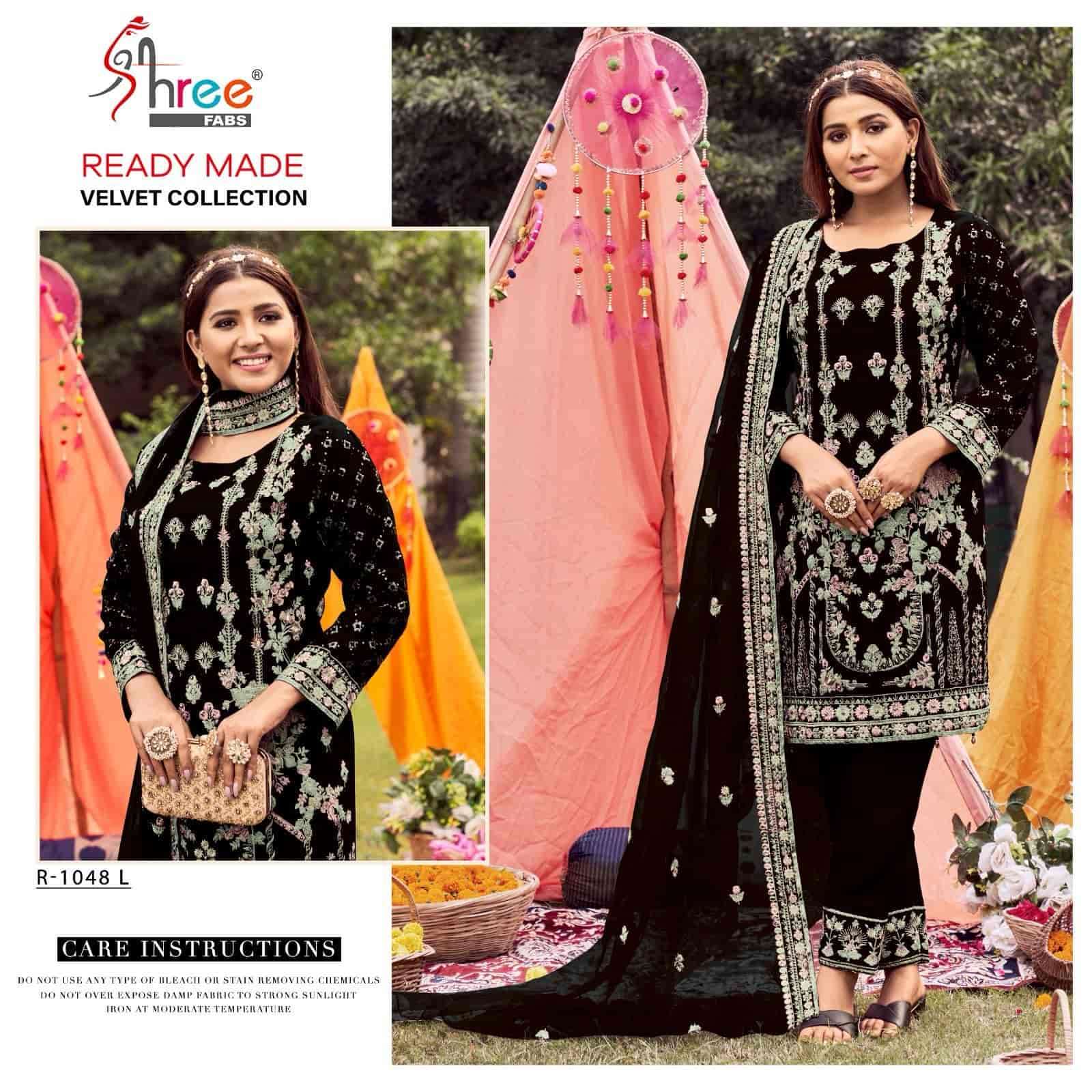 Shree Fabs R 1048 Colors Pakistani Party Wear Style Velvet Readymade Suit Exporter view 4