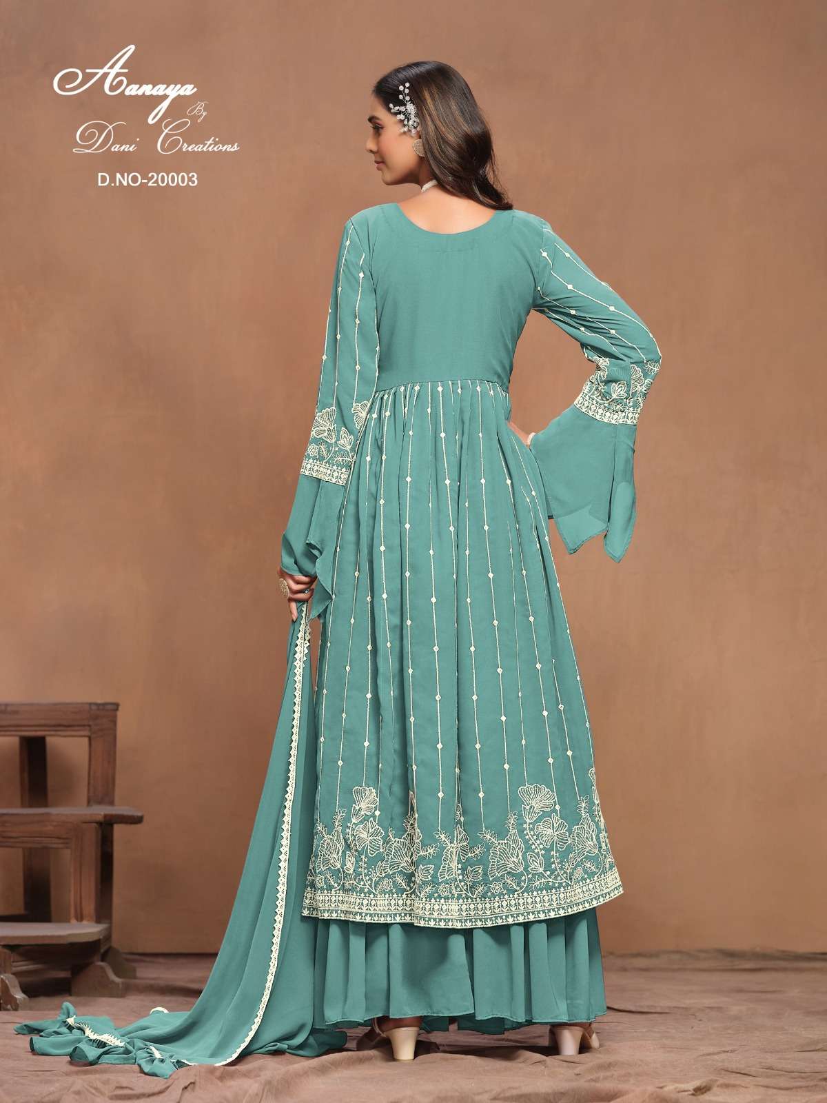 Twisha Aanaya Vol 200 Festive Wear Style Designer Georgette Suit Wholesalers view 4