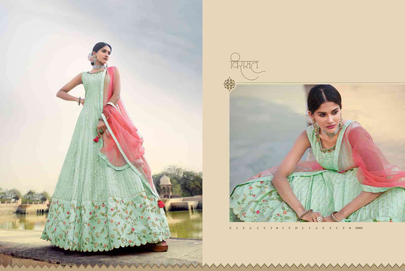 Virasat Kadambari 1001 To 1006 Designer Partywear Gown view 5