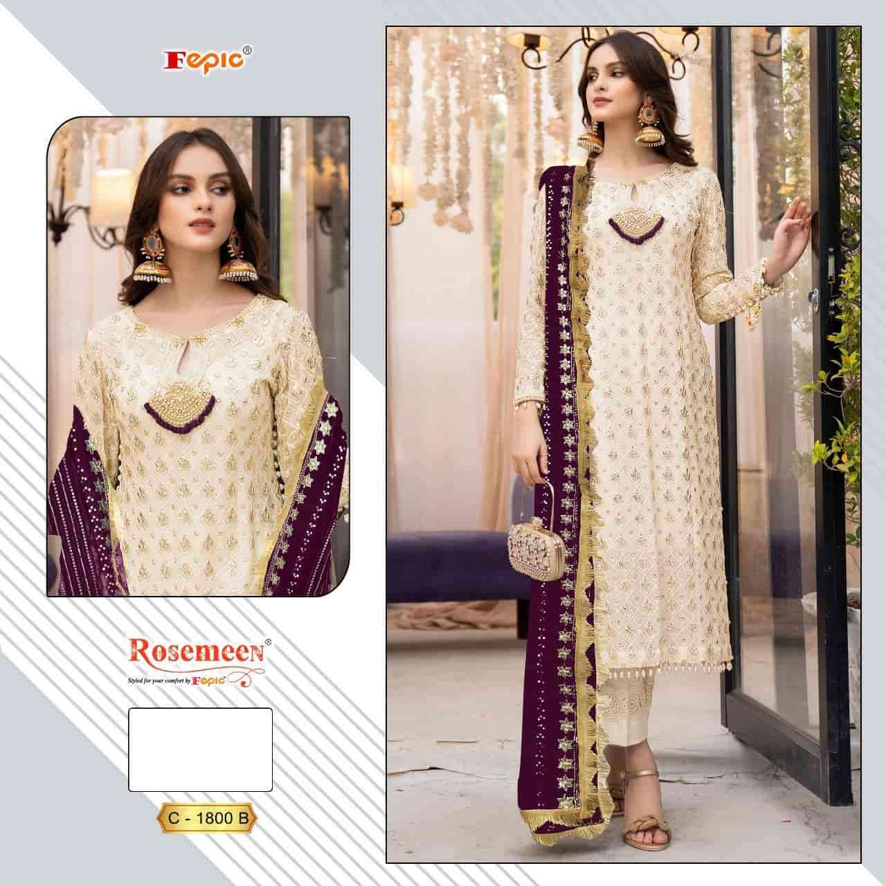 Fepic Rosemeen Embroidered Pakistani Suit