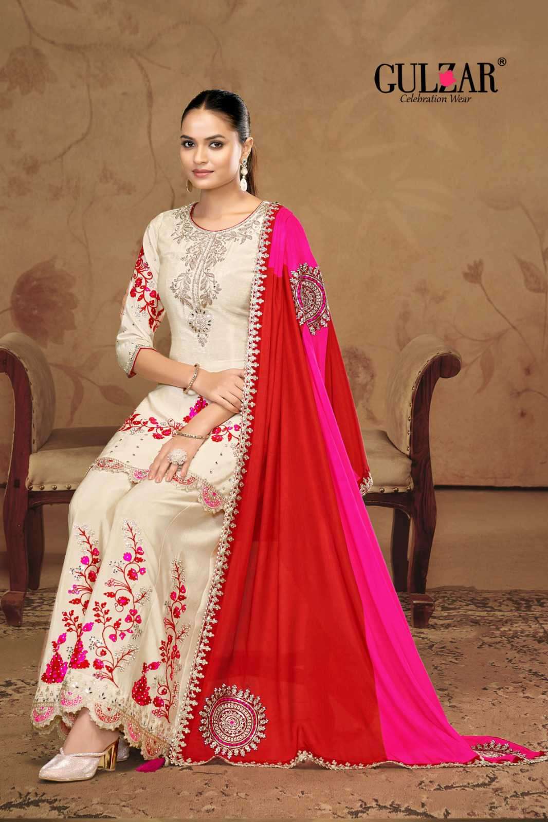 Gulzar Hazariphool 2141 Series Designer Suit Salwar view 3