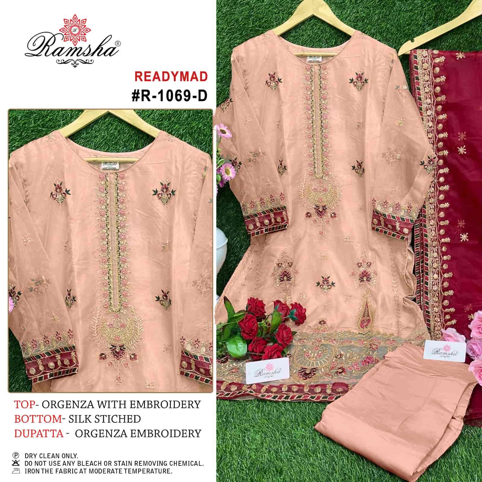 Ramsha R 1069 Colors Pakistani Designer Party Wear Suit Wholasaler view 4