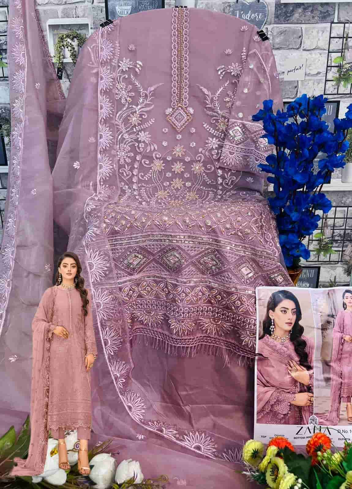 Zaha 10232-A Pakistani Designer Salwar Suit view 2