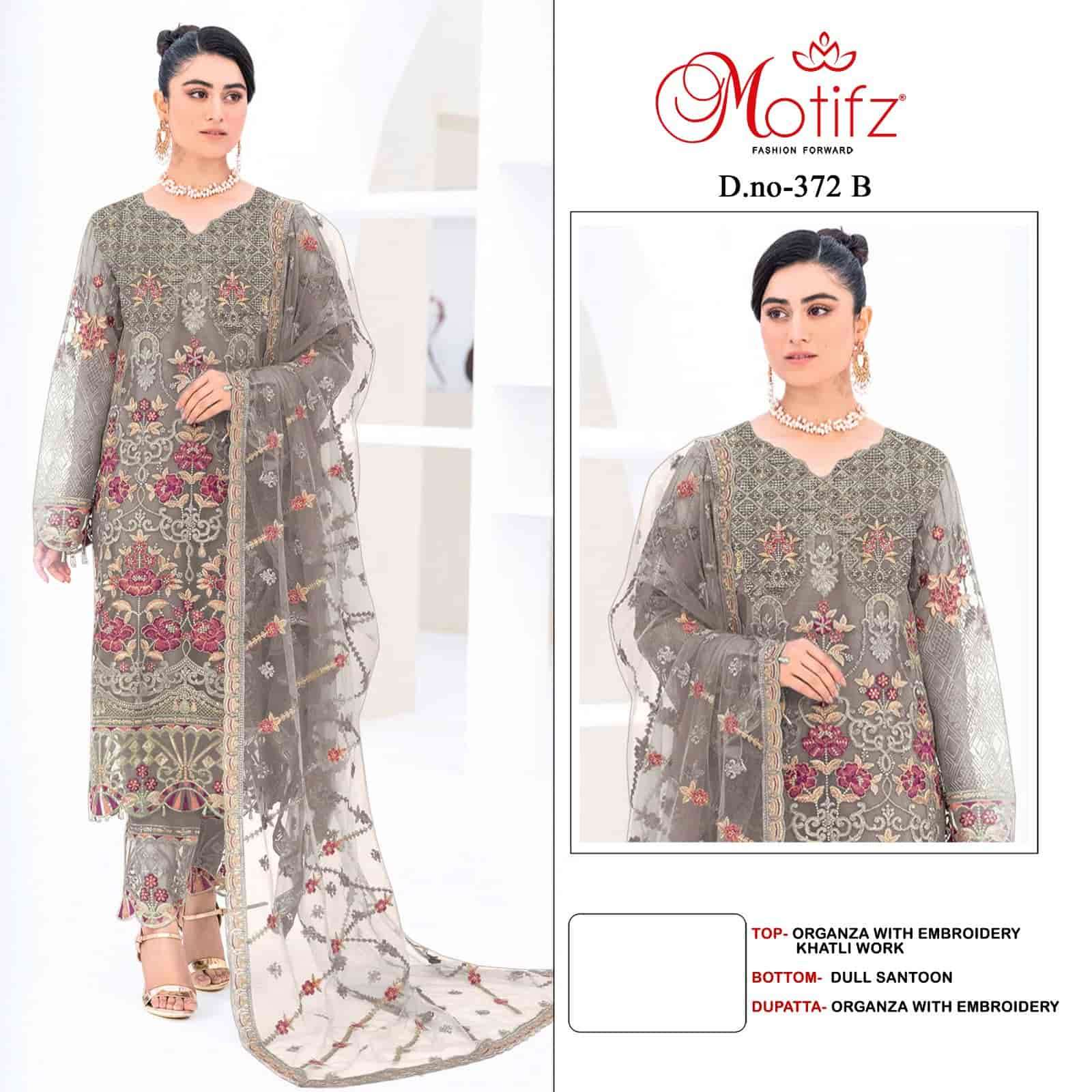 Motifz 372 Colors Festive Wear Style Designer Pakistani Salwar Suit view 3