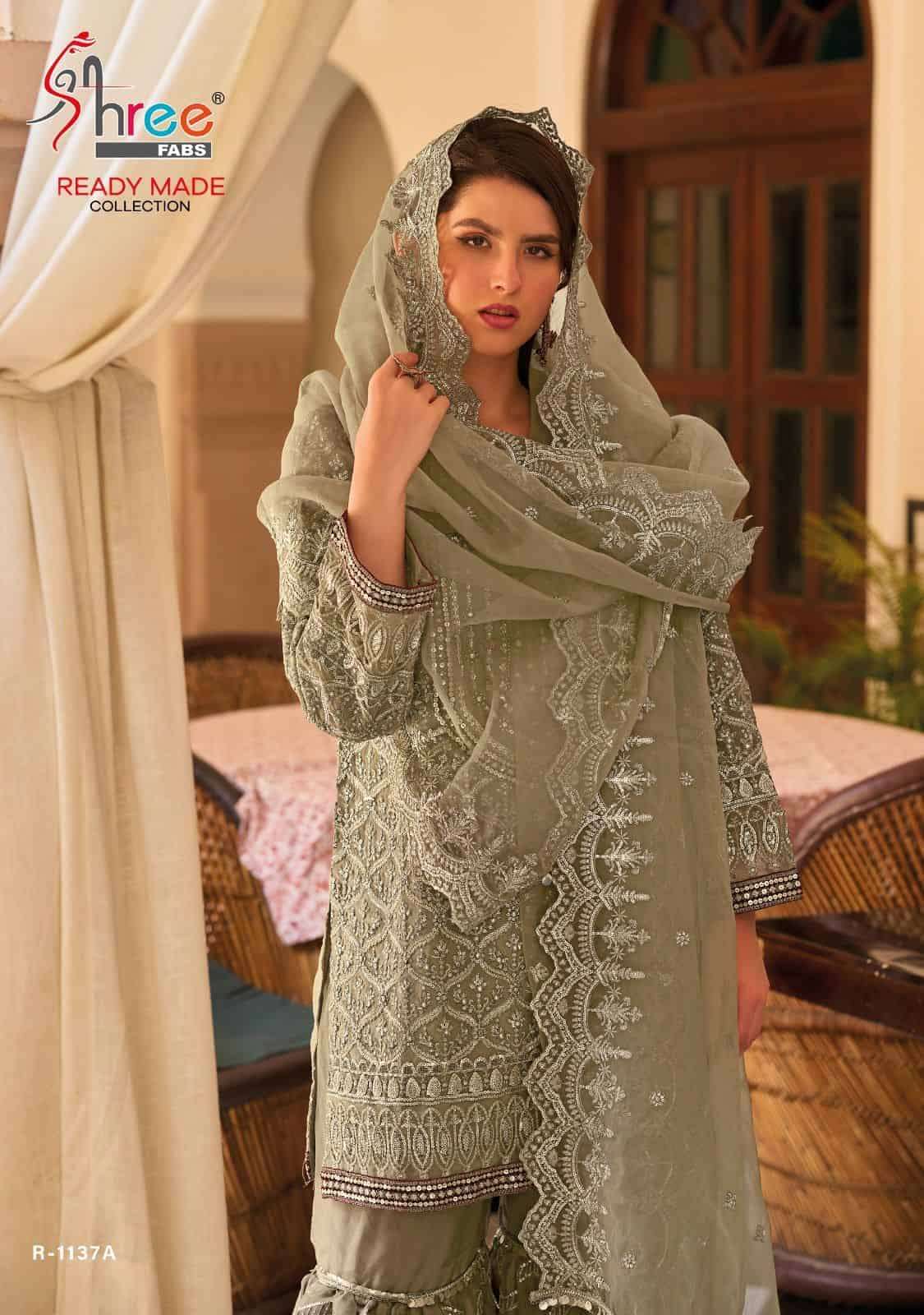 Shree Fabs R 1137 Organza Pakistani Suit view 8