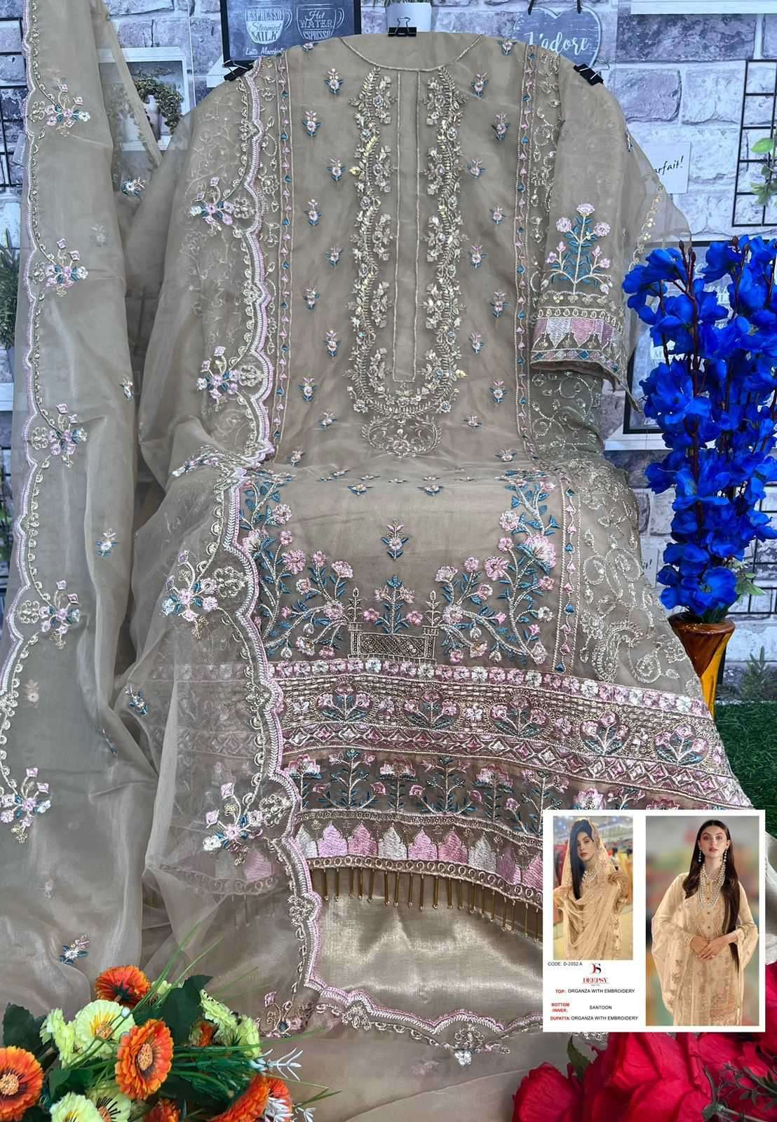 Deepsy D 2052 Colors Pakistani Designer Organza Ladies Suit view 2