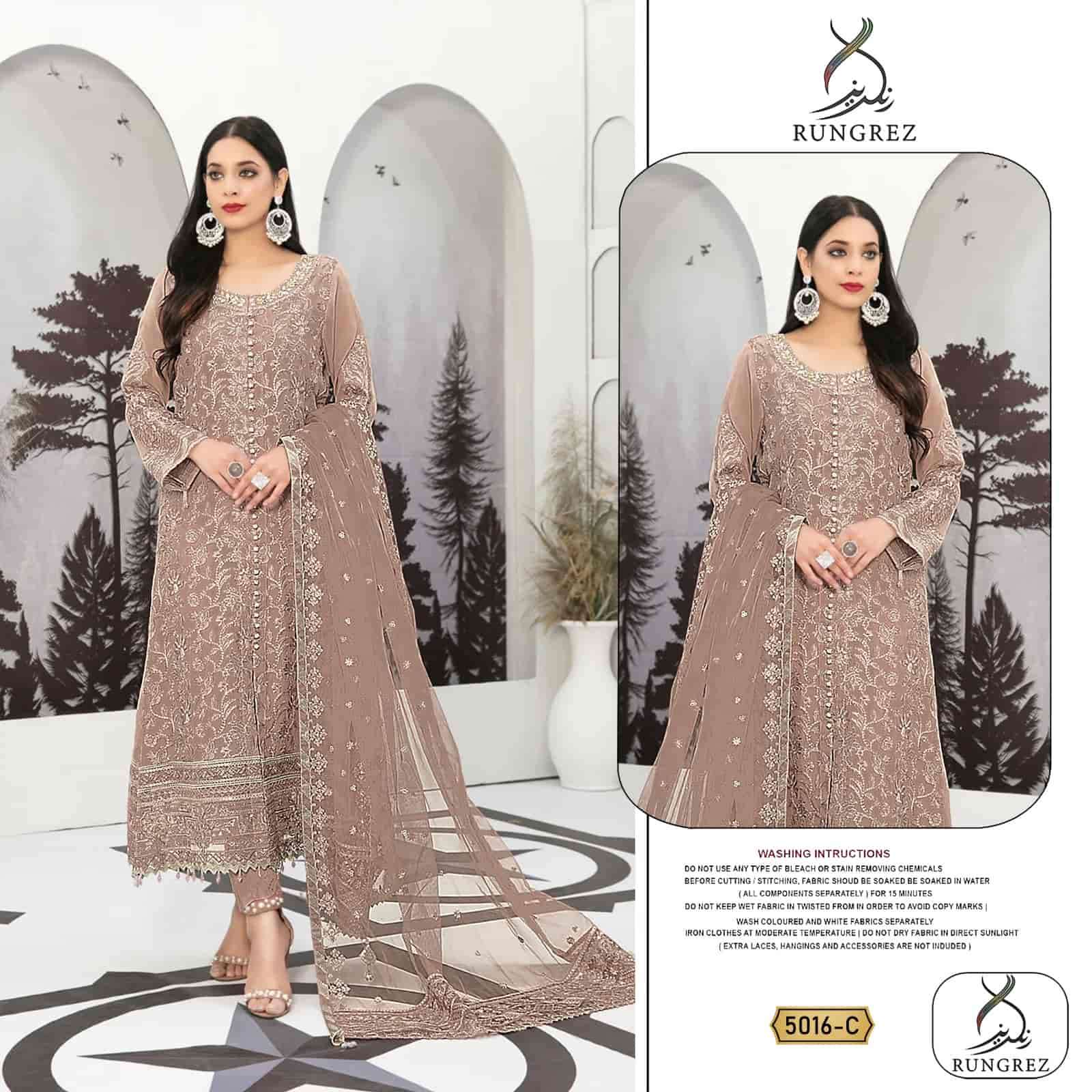 Rungrez 5016 C Pakistani Heavy Designer Suit