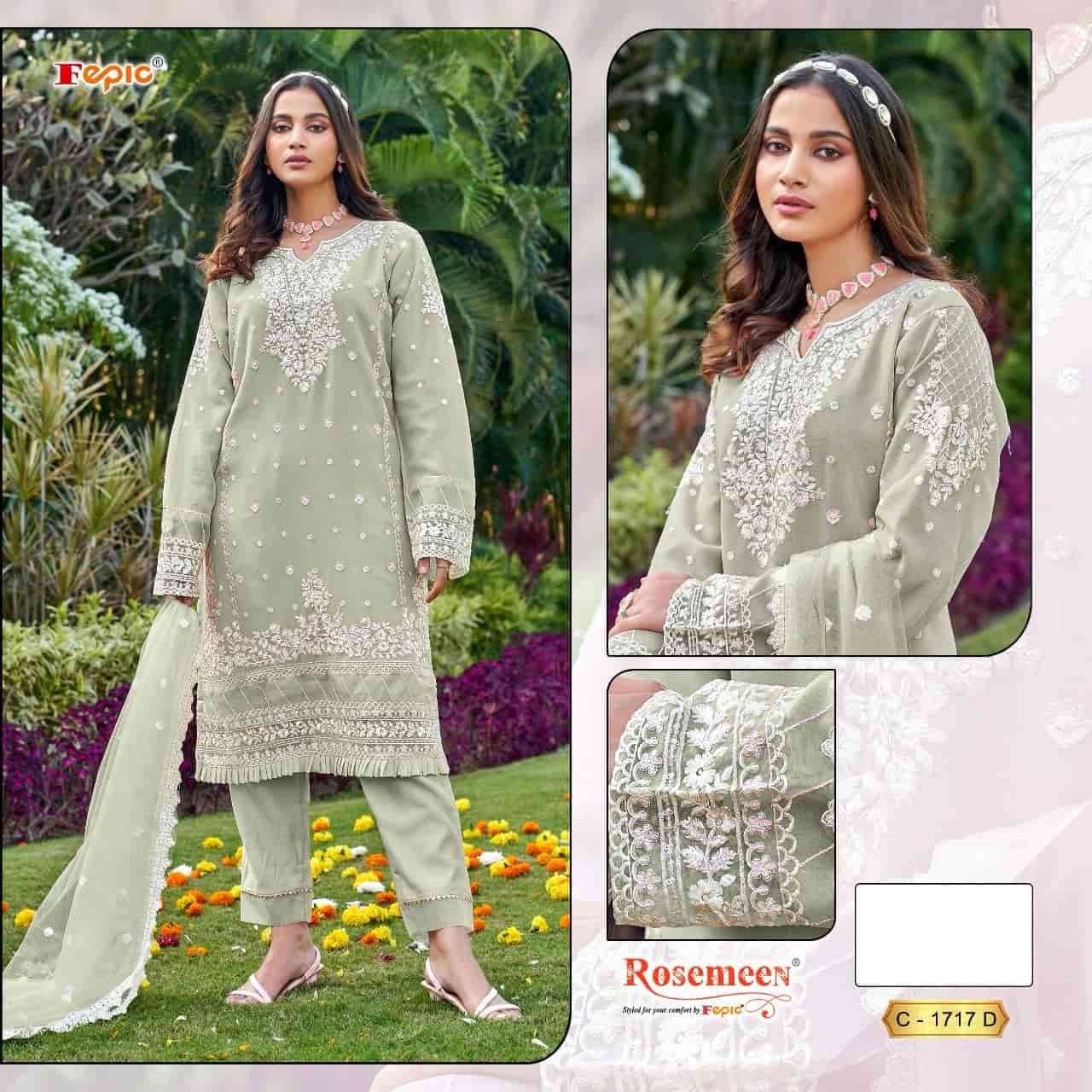 Fepic C 1717 Colors Heavy Designer Style Pakistani Salwar Suit Wholesalers view 4