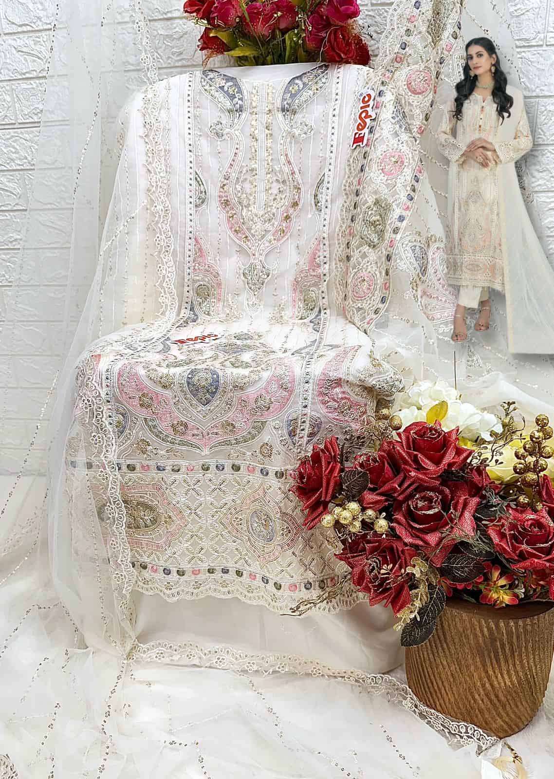 Fepic C 1351 Colors Pakistani Heavy Designer Style Festive Wear Suit Exporters view 4