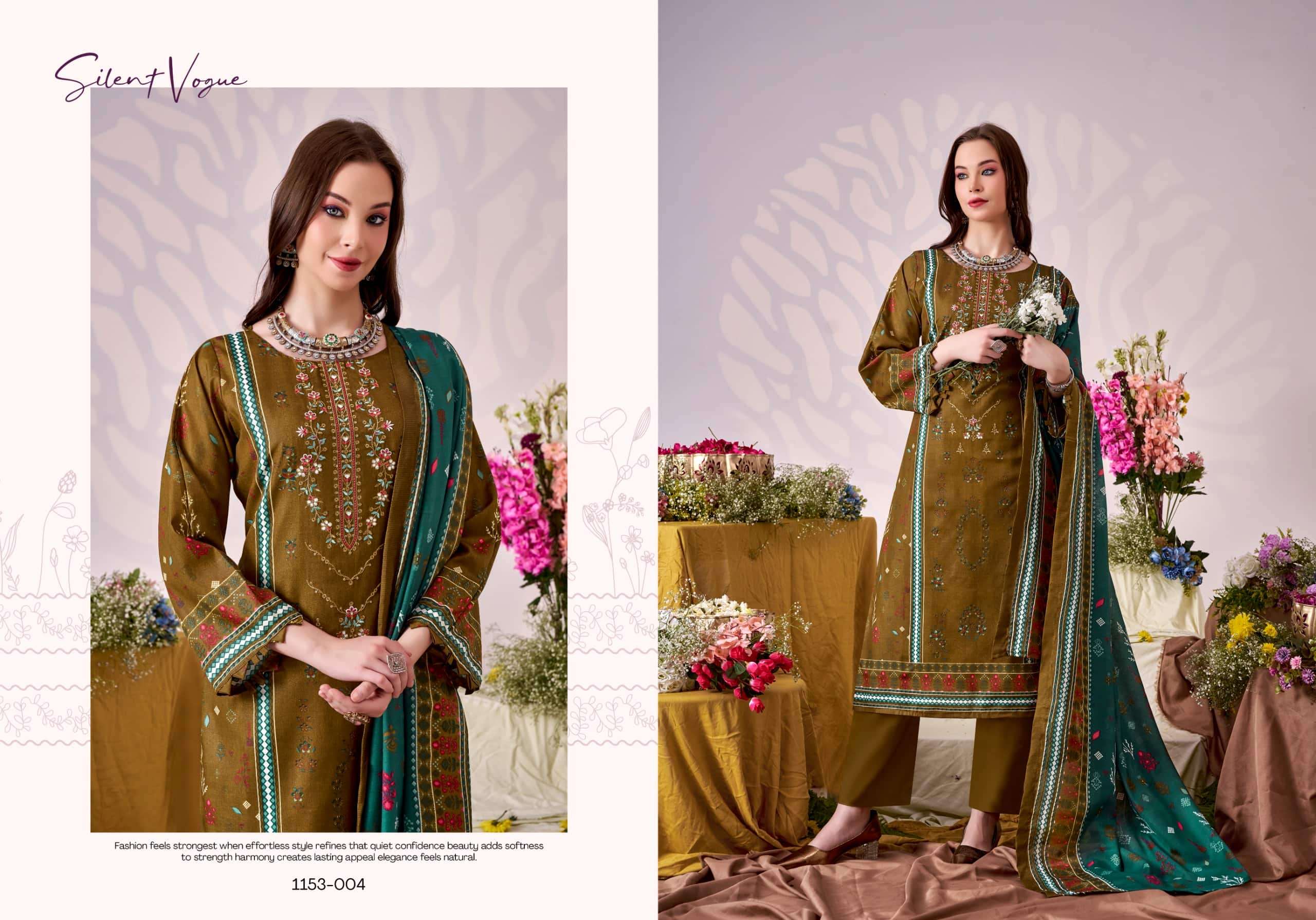 Romani Bin Kareem Vol 5 Printed Cotton Dress Material Catalog view 3