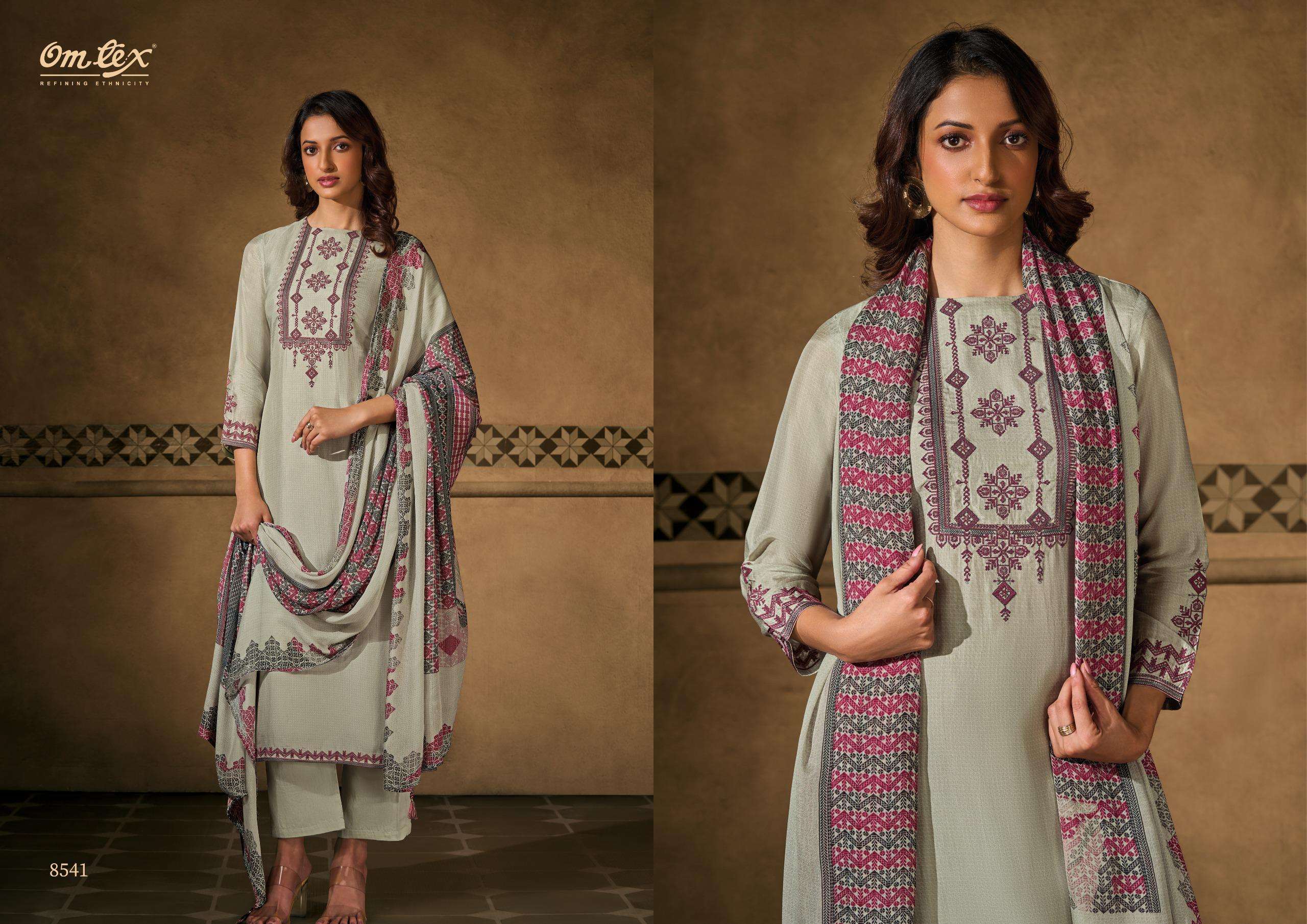 Omtex Diyaara Fancy Silk Premium Designs Ladies Suit Collection view 4