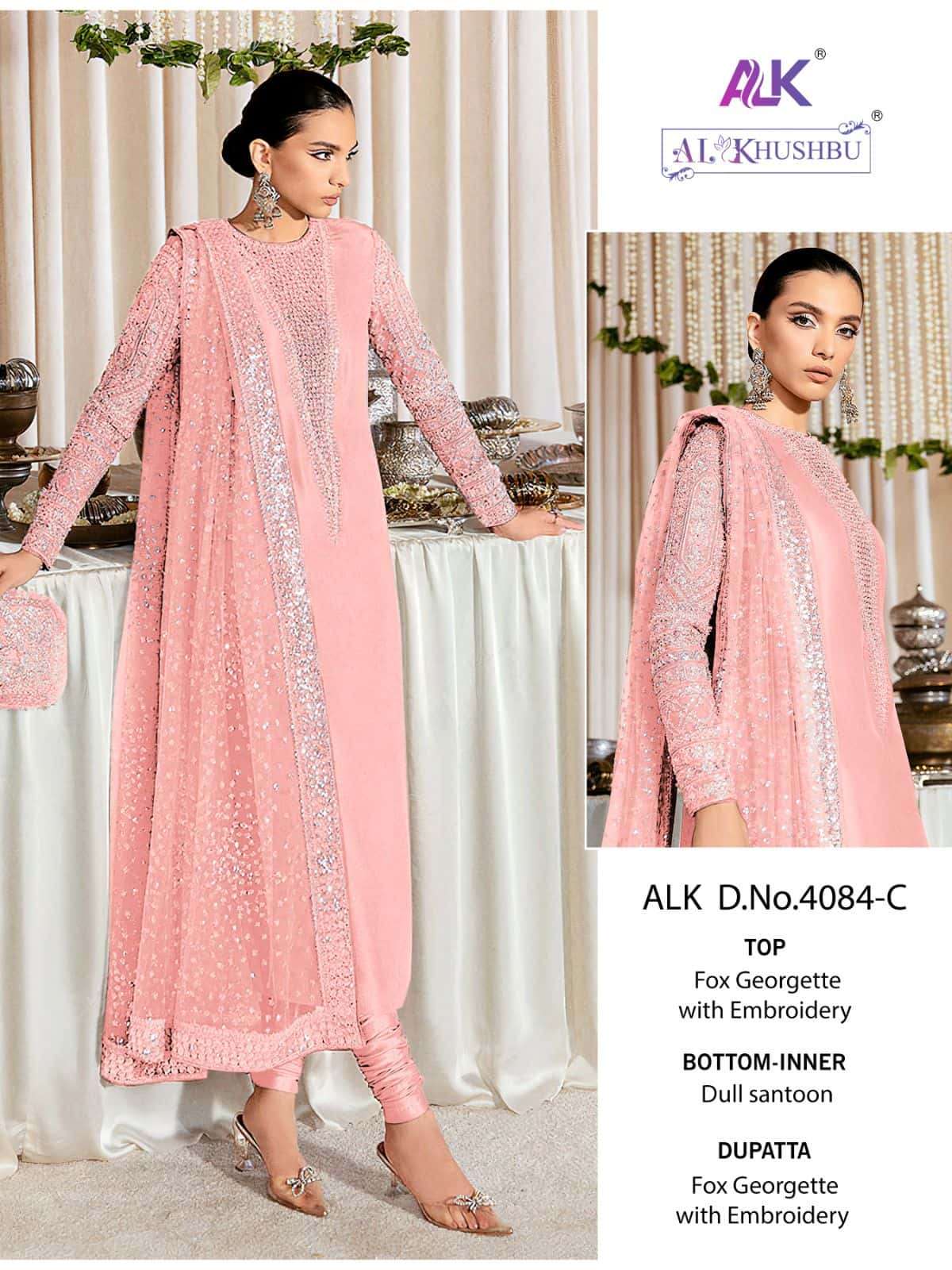 AL Khushbu 4084 Colors Vol 1 Pakistani Designer Salwar Suit Wholasaler view 5
