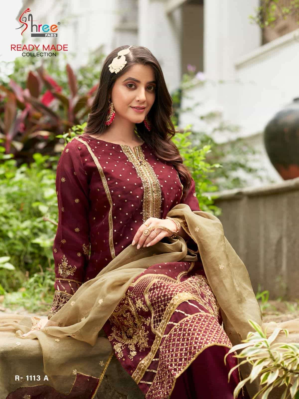 Shree Fabs R 1113 Colors Pakistani Party Wear Style Latest Readymade Collection view 3