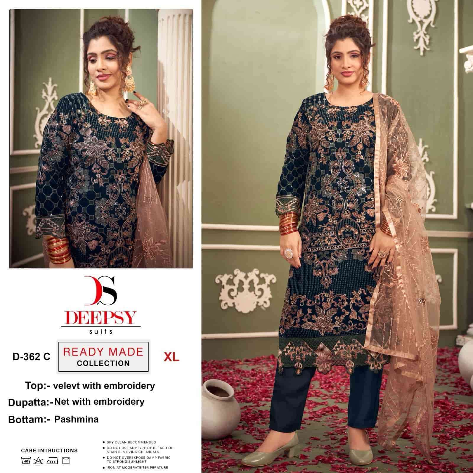 Deepsy Velvet Pakistani Designer Salwar Suit