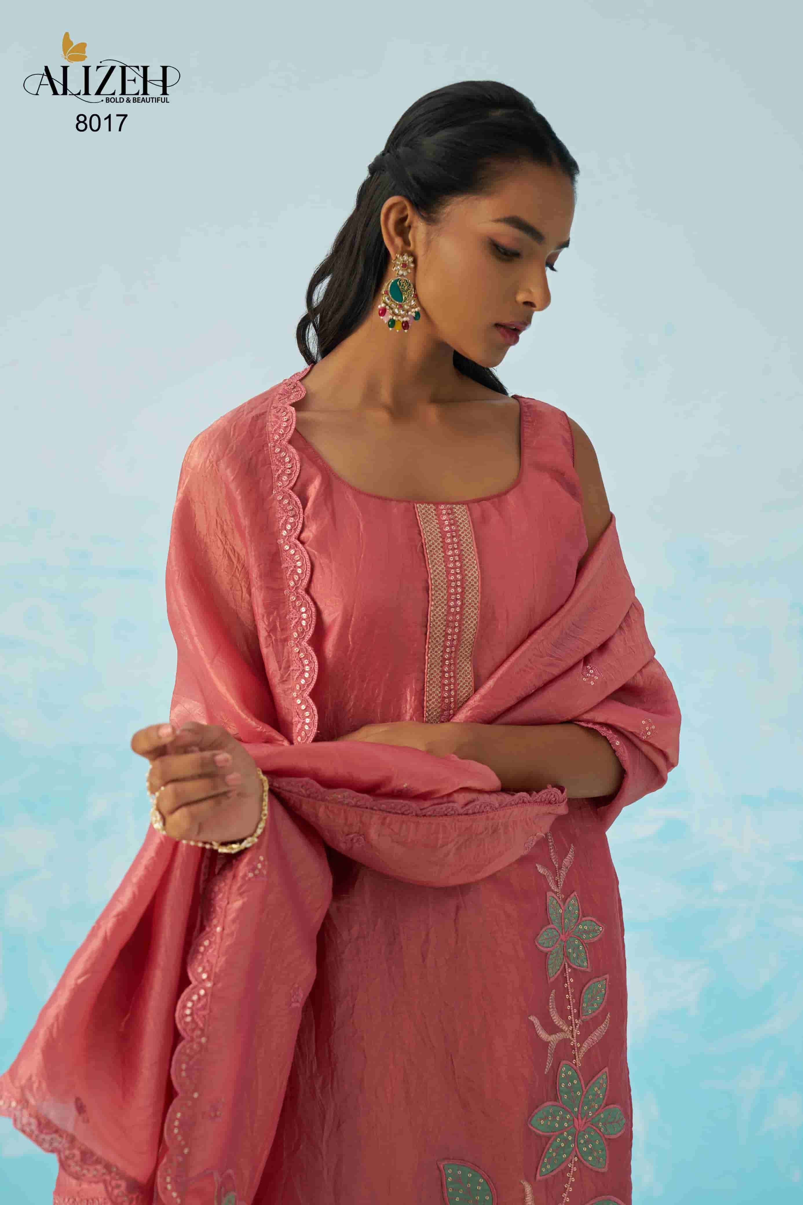 Alizeh Jasmine Fancy Crush Salwar Suit view 12